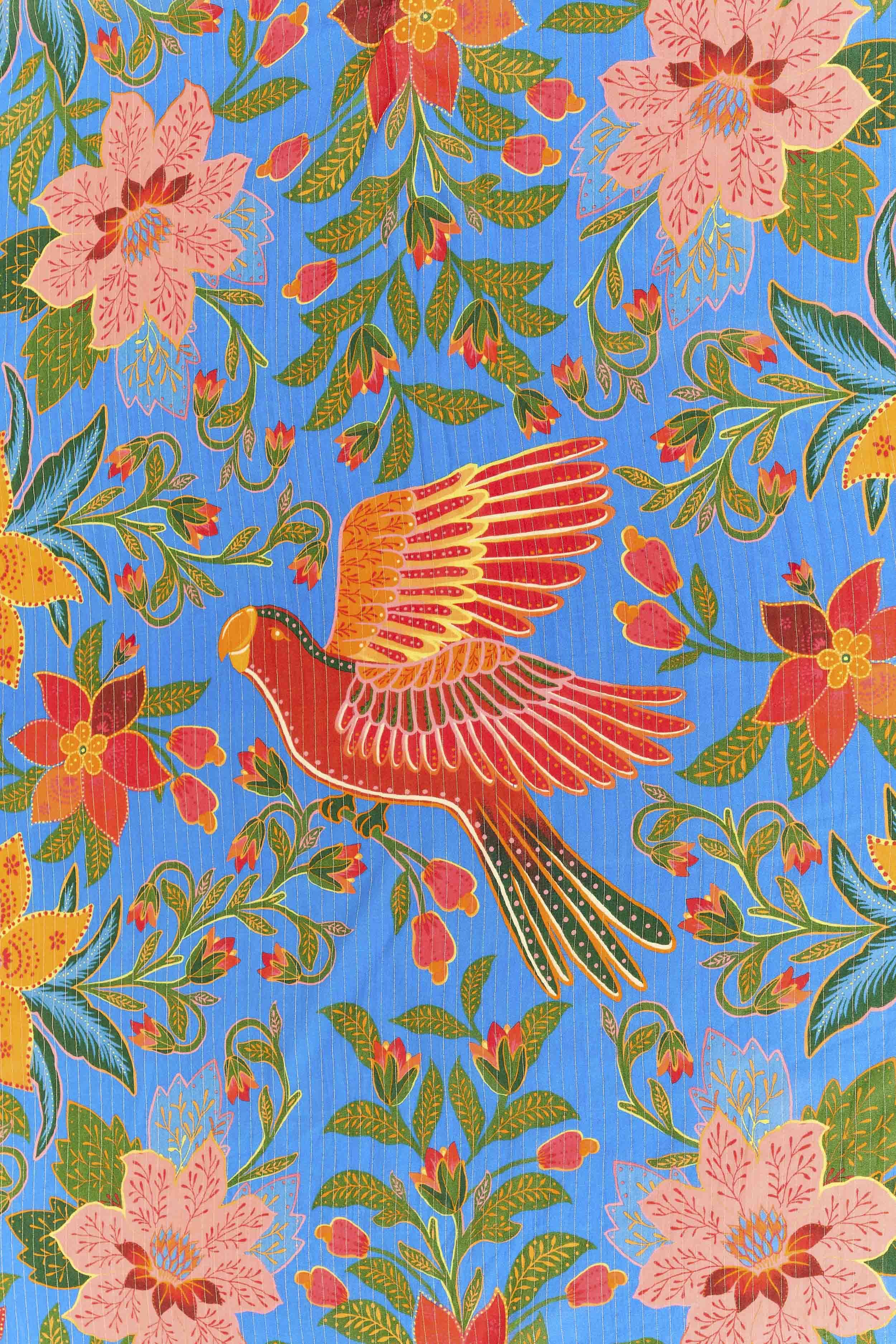 Blue Tropical Tapestry Sarong sold by FARM Rio product image thumbnail 7