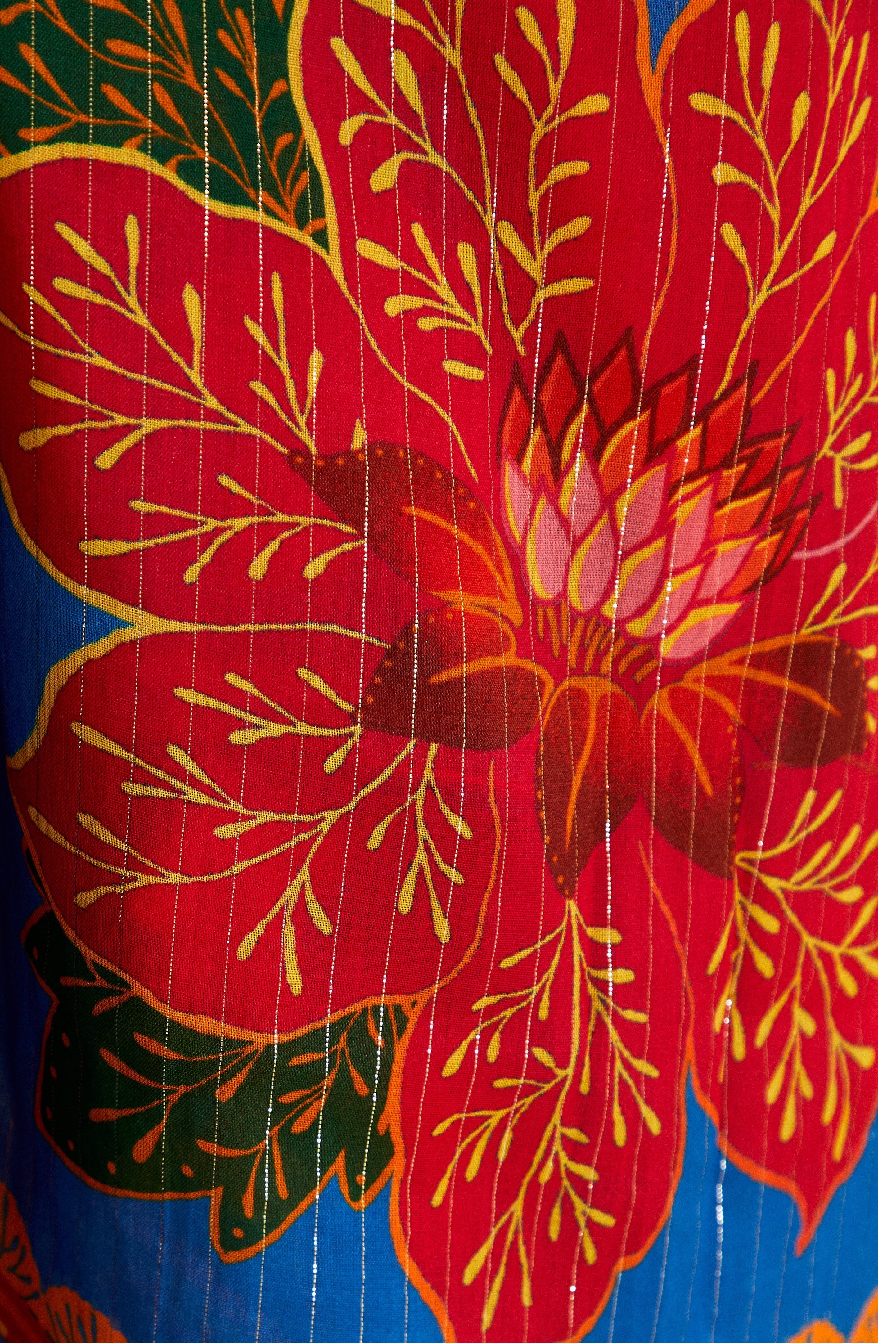 Blue Tropical Tapestry Sarong sold by FARM Rio product image thumbnail 4