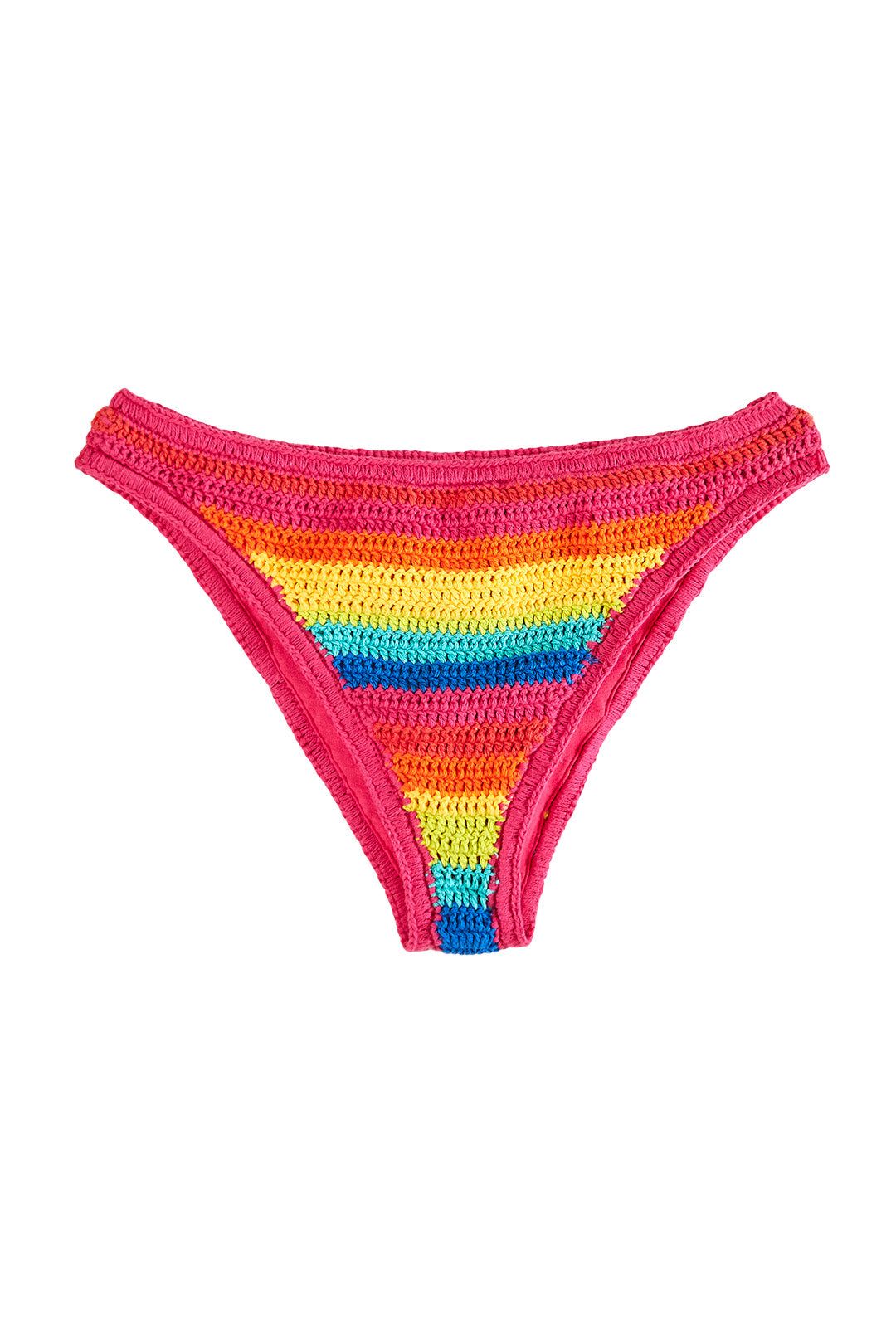 RAINBOW CROCHET BIKINI BOTTOM sold by FARM Rio product image thumbnail 5