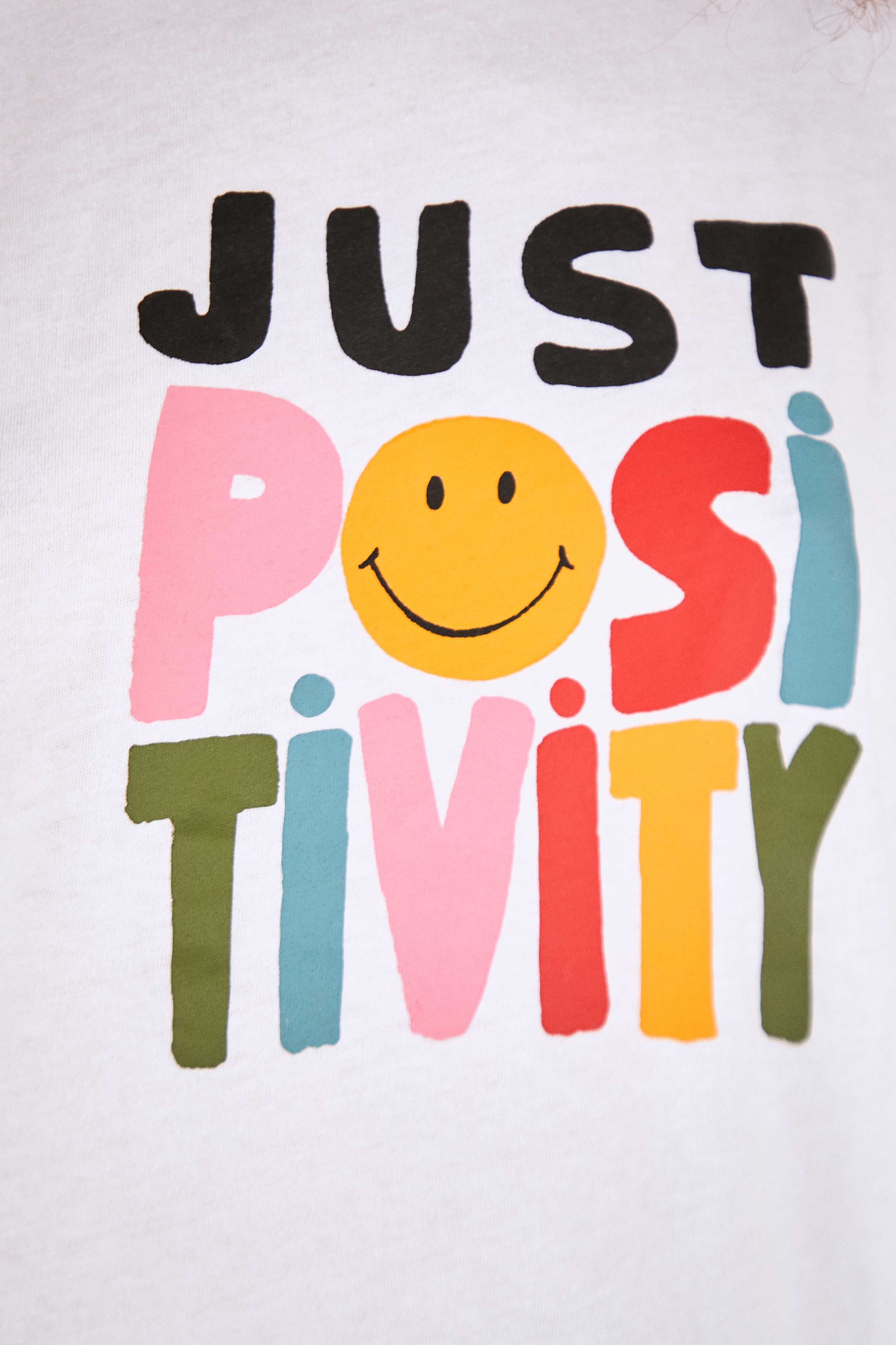 Just Positivity Smiley® Organic Cotton T Shirt sold by FARM Rio product image thumbnail 6