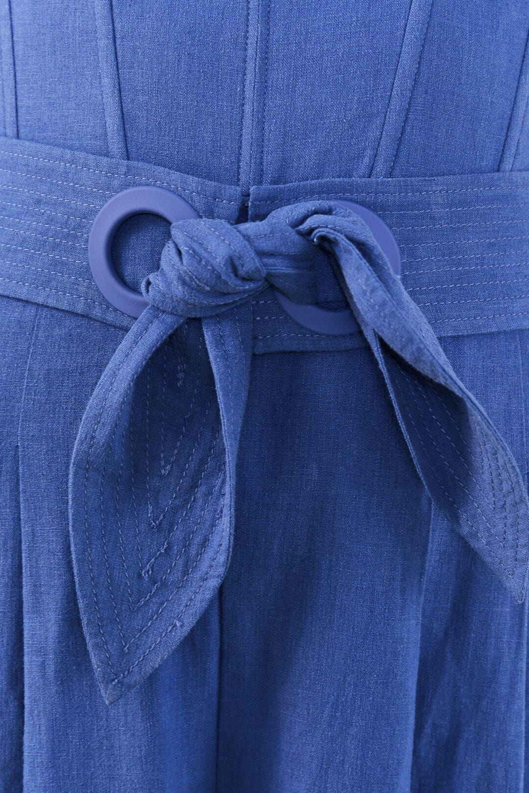 Dark Blue Belted Jumpsuit sold by FARM Rio product image thumbnail 5