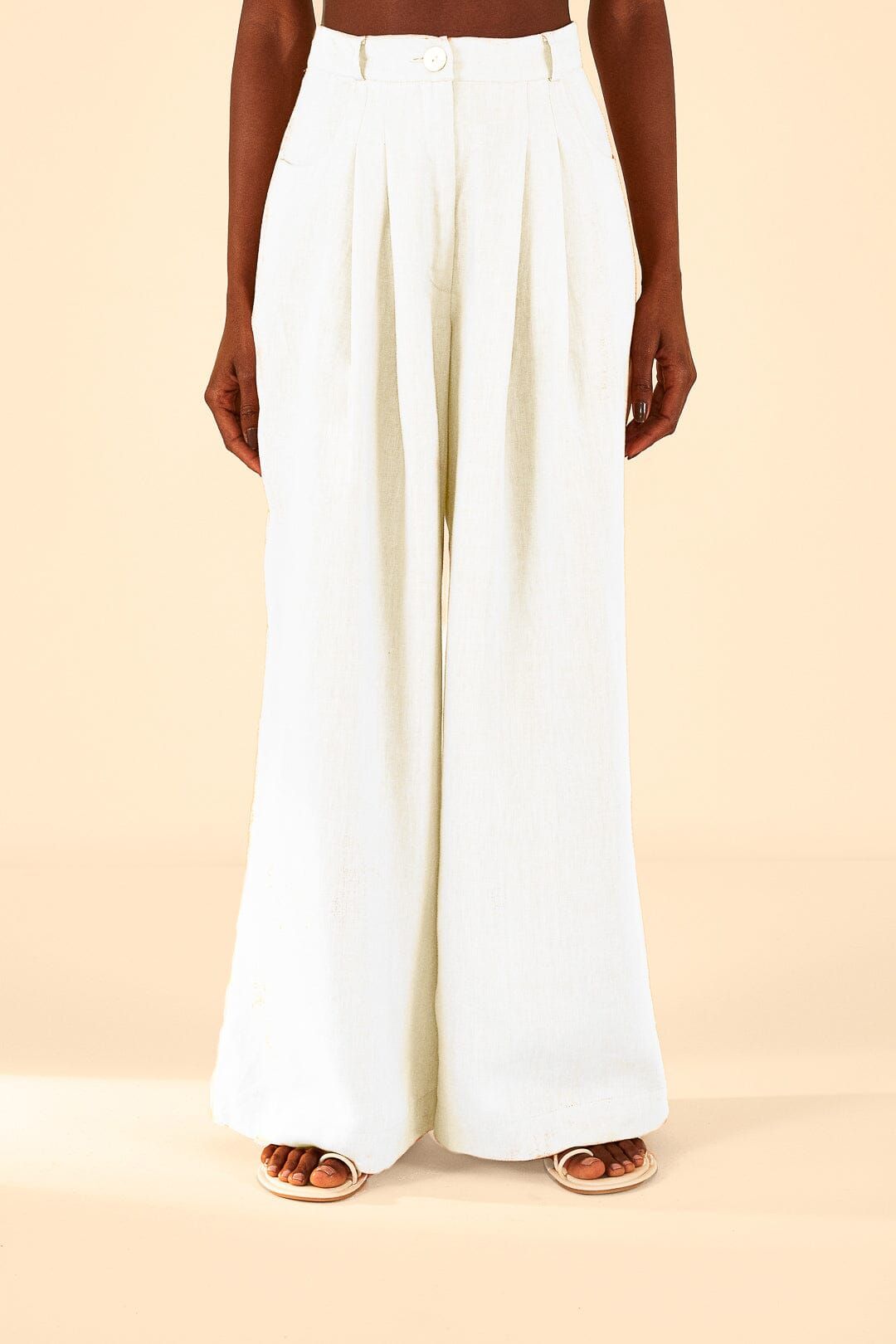 Off-White High Waist Pants sold by FARM Rio product image thumbnail 2