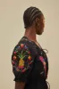Black Embroidered Mini Dress sold by FARM Rio