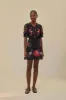 Black Embroidered Mini Dress sold by FARM Rio