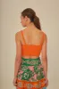 Orange Front Bow Top sold by FARM Rio