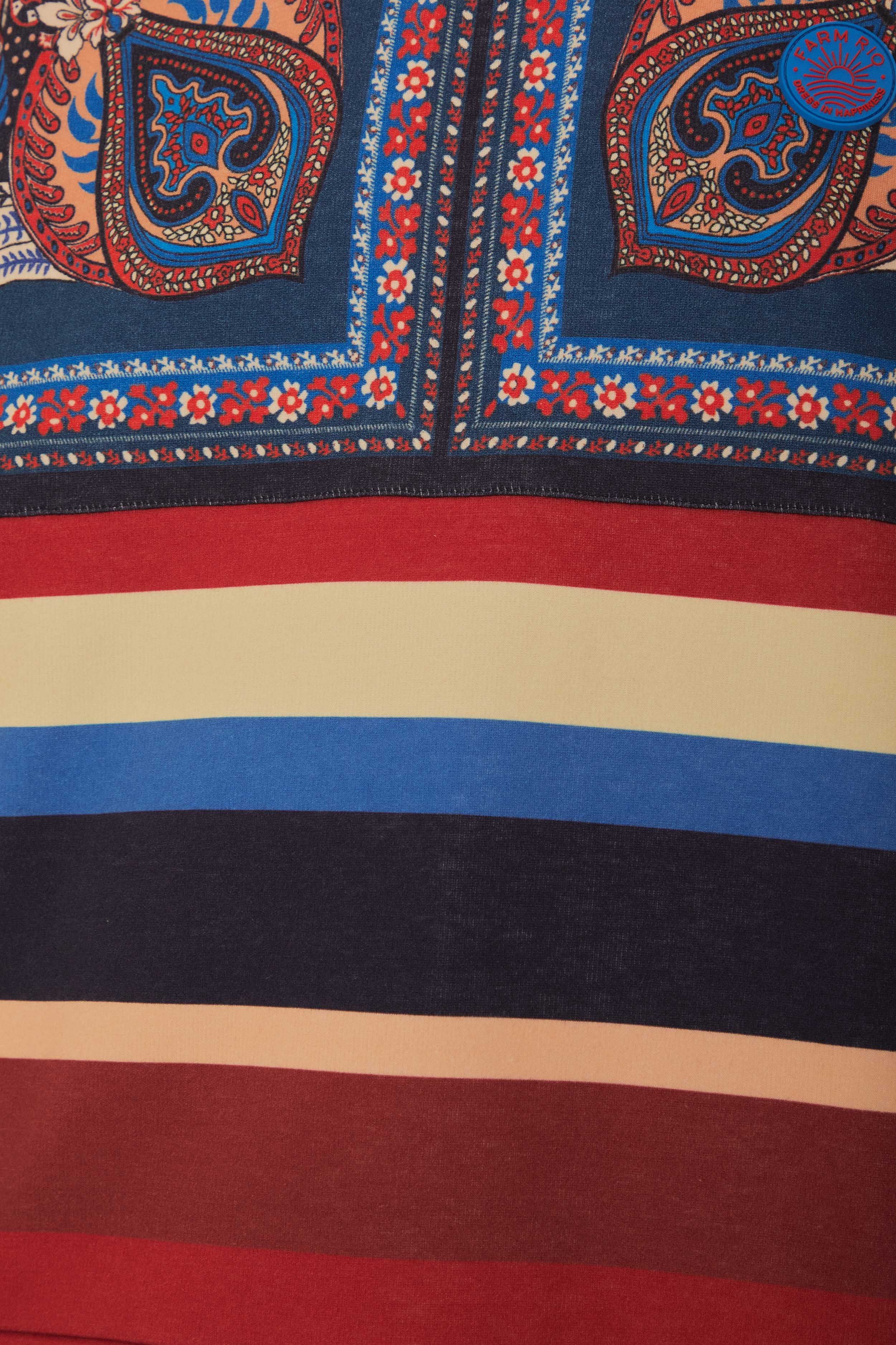 Energy Scarf Mixed Print Sweatshirt sold by FARM Rio product image thumbnail 5