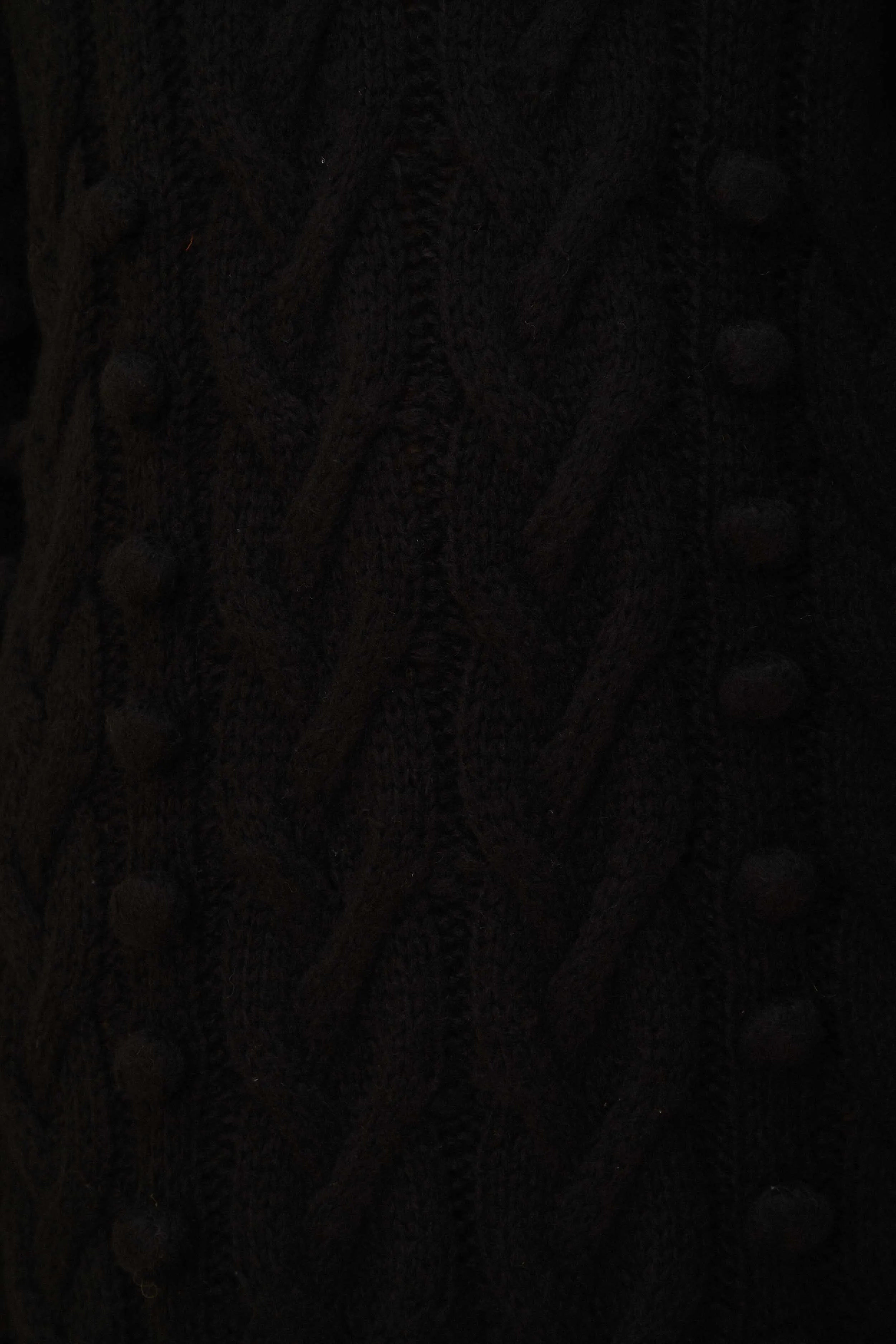 Black Braided Midi Sweater Dress sold by FARM Rio product image thumbnail 5