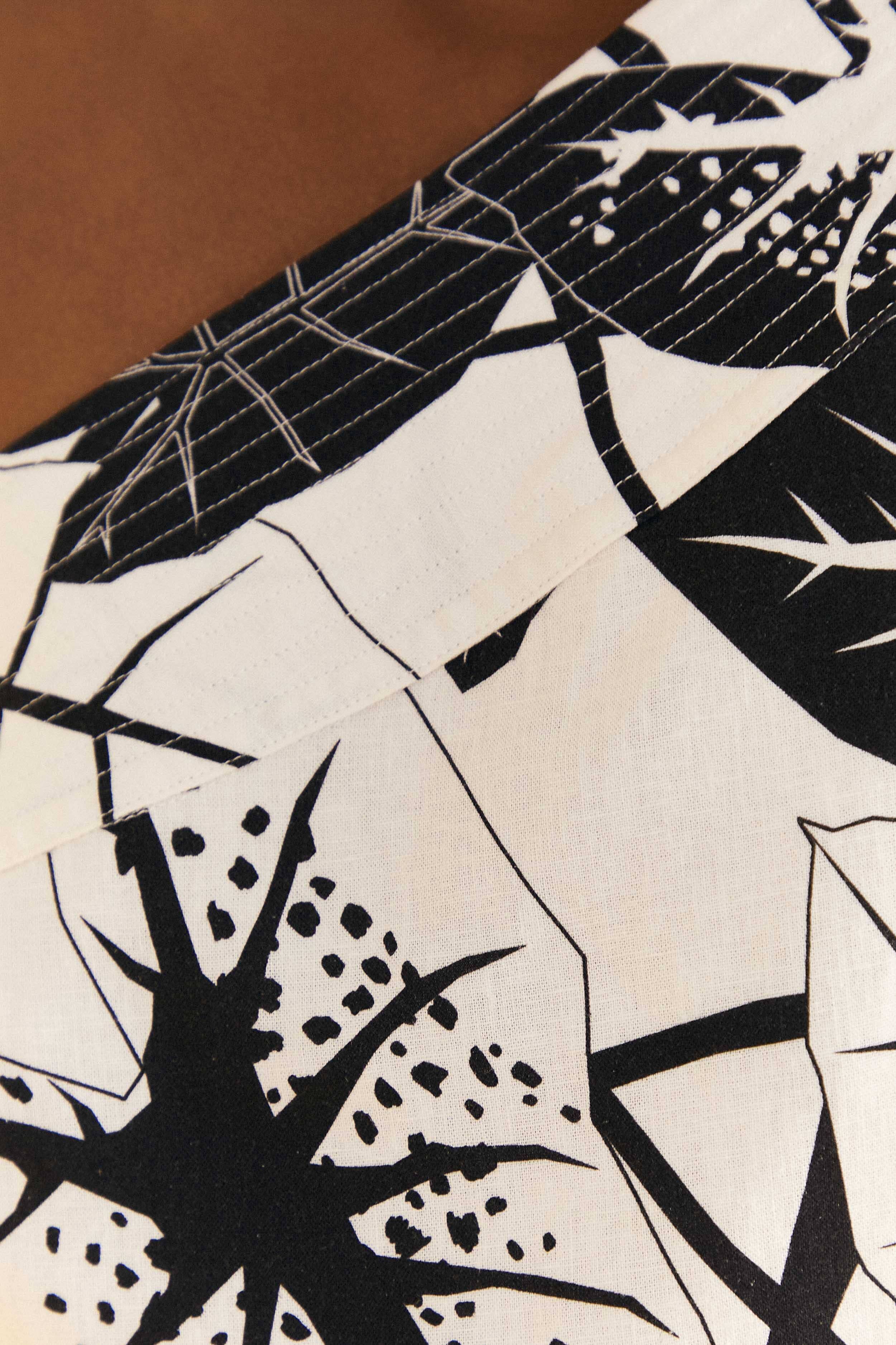 Off-White Graphic Leaves Jumpsuit sold by FARM Rio product image thumbnail 6