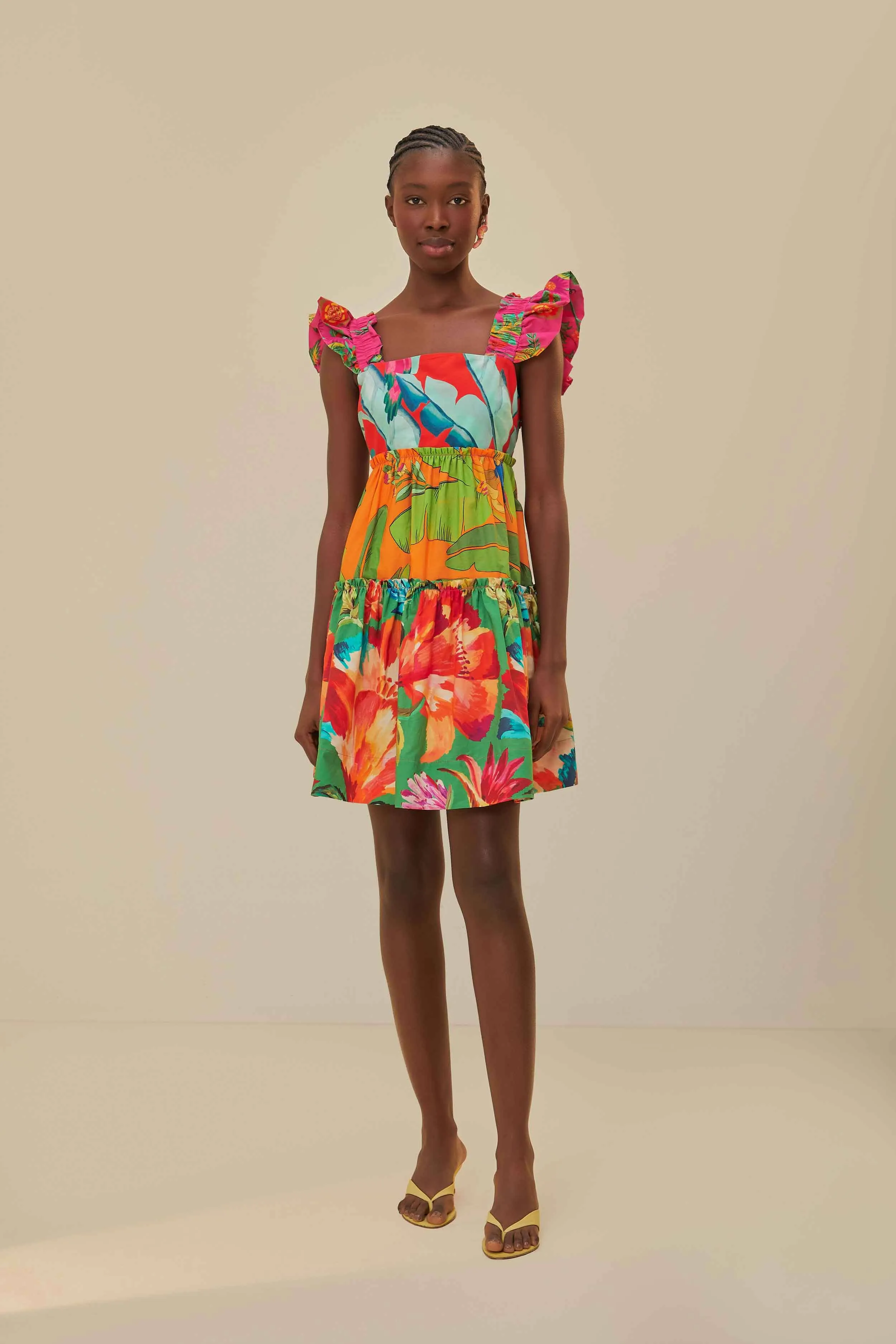 Foliage Mix Mini Dress sold by FARM Rio product image thumbnail 2