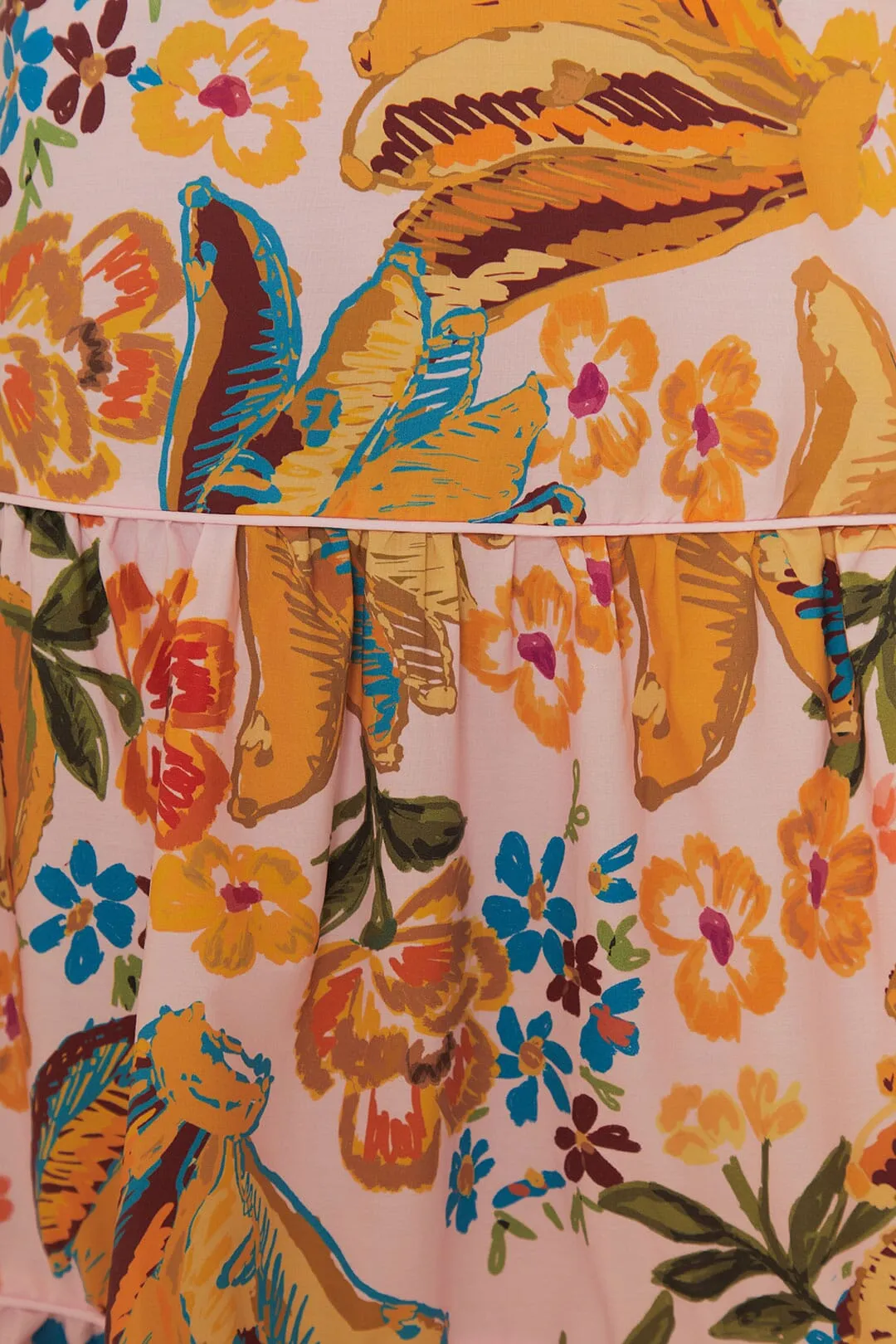 Pink Spring Bananas Midi Dress sold by FARM Rio product image thumbnail 5