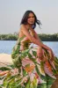 Pink Banana Leaves Sleeveless Maxi Dress sold by FARM Rio