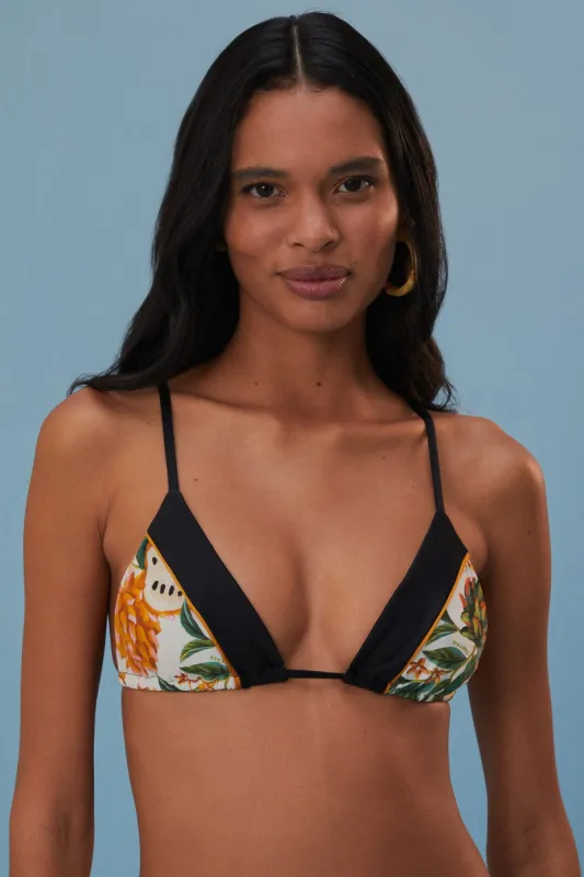 Biriba Tie Side Bikini Top sold by FARM Rio