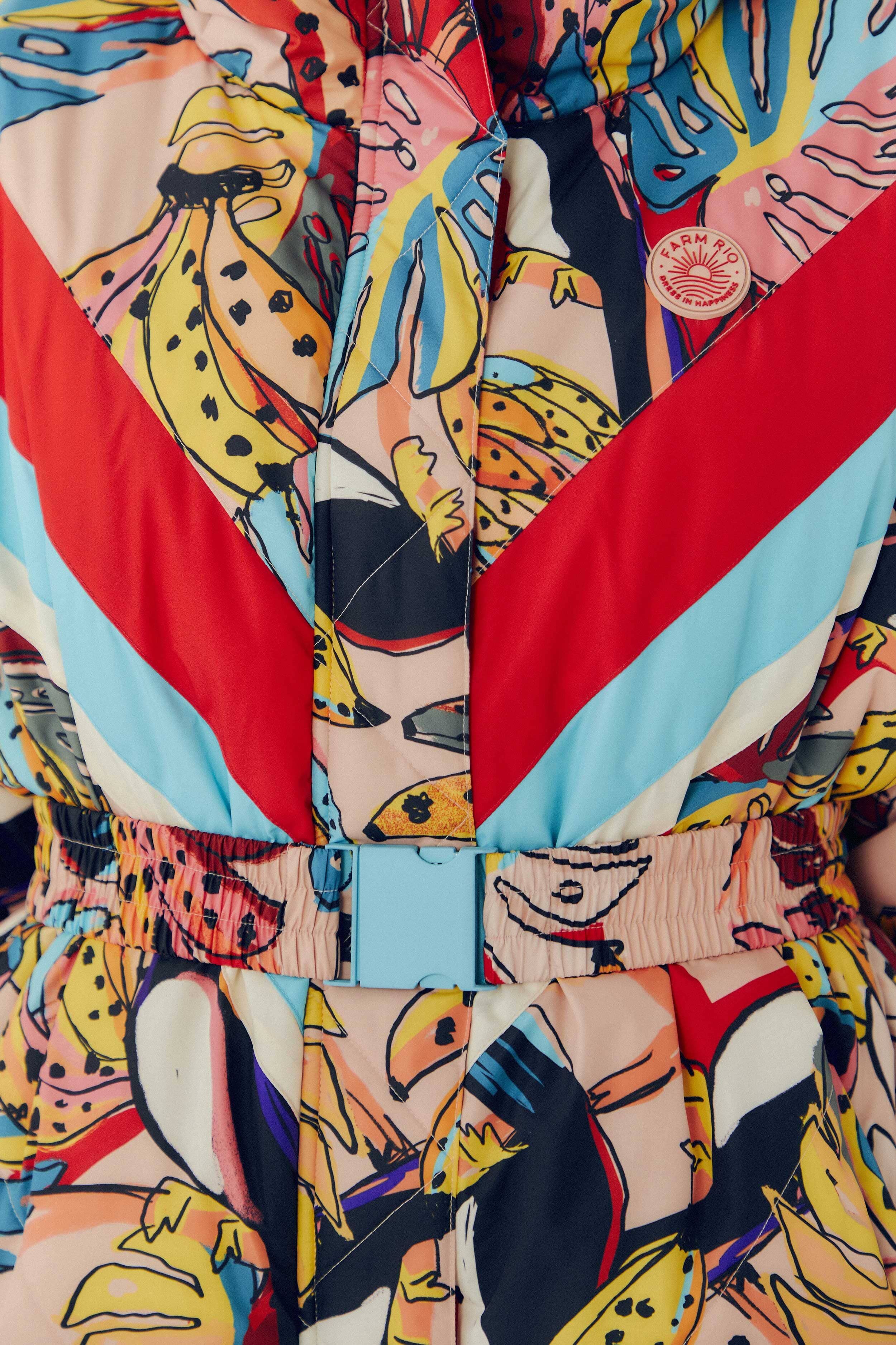 Banana Bunch Ski Puffer Jacket sold by FARM Rio product image thumbnail 7