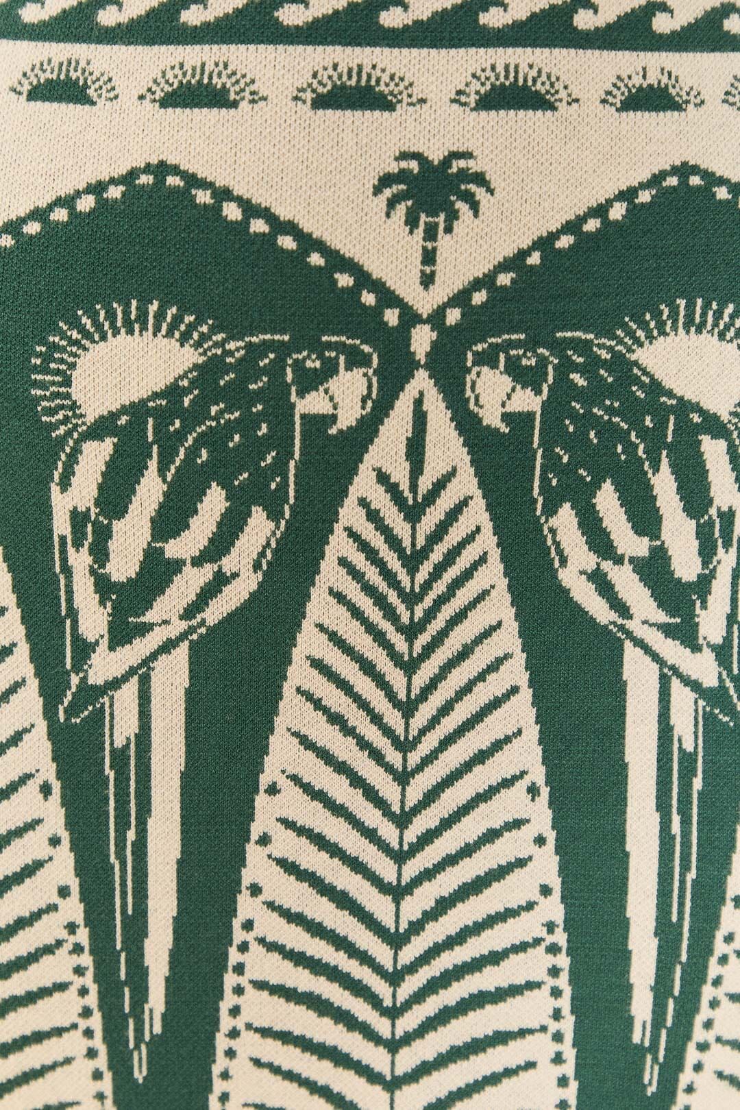 Off-White Macaw Elegance Knit Dress sold by FARM Rio product image thumbnail 3