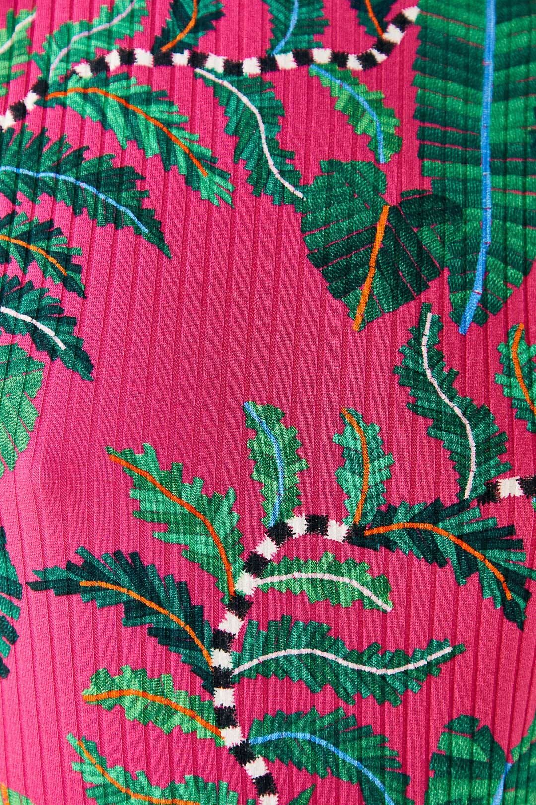 Pink Leaves Oganic Cotton Bodysuit sold by FARM Rio product image thumbnail 4