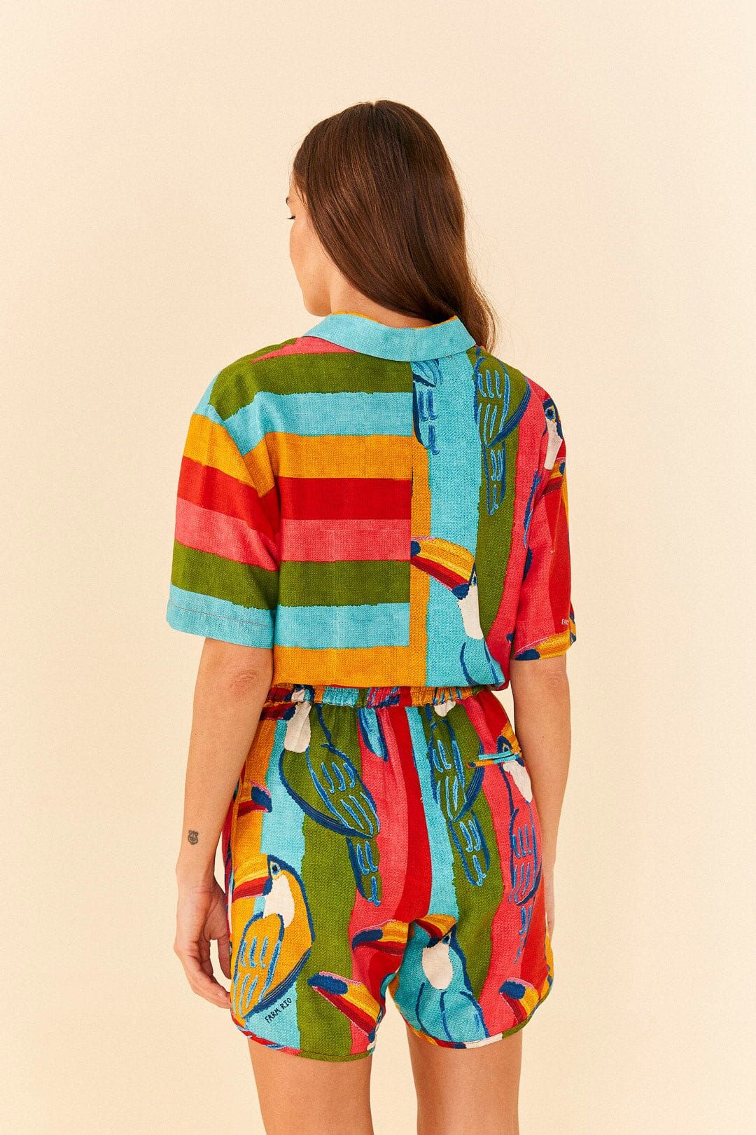 Wonderful Toucans Unisex Shorts sold by FARM Rio product image thumbnail 3