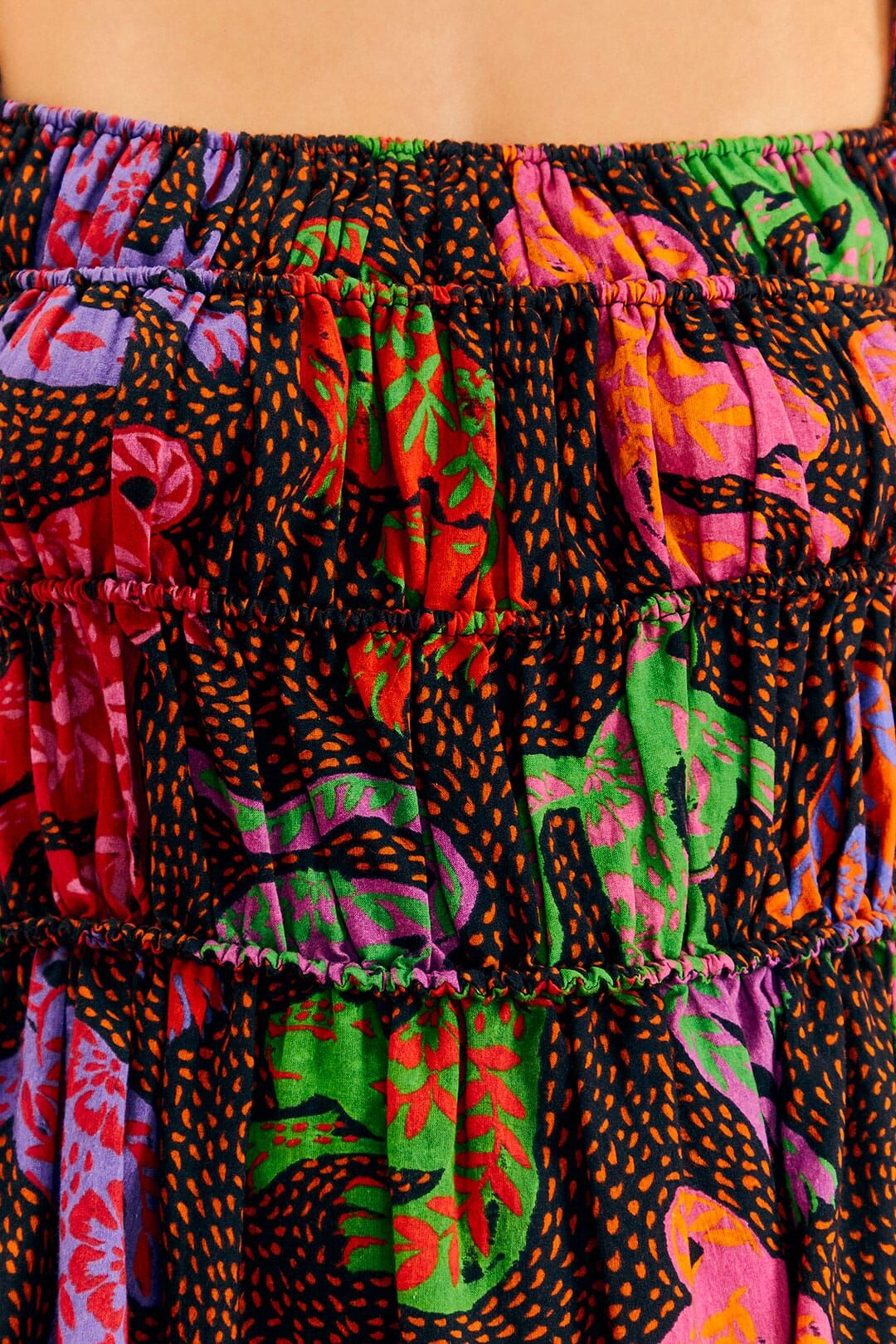 Black Wild Leopards Mini Dress sold by FARM Rio product image thumbnail 4