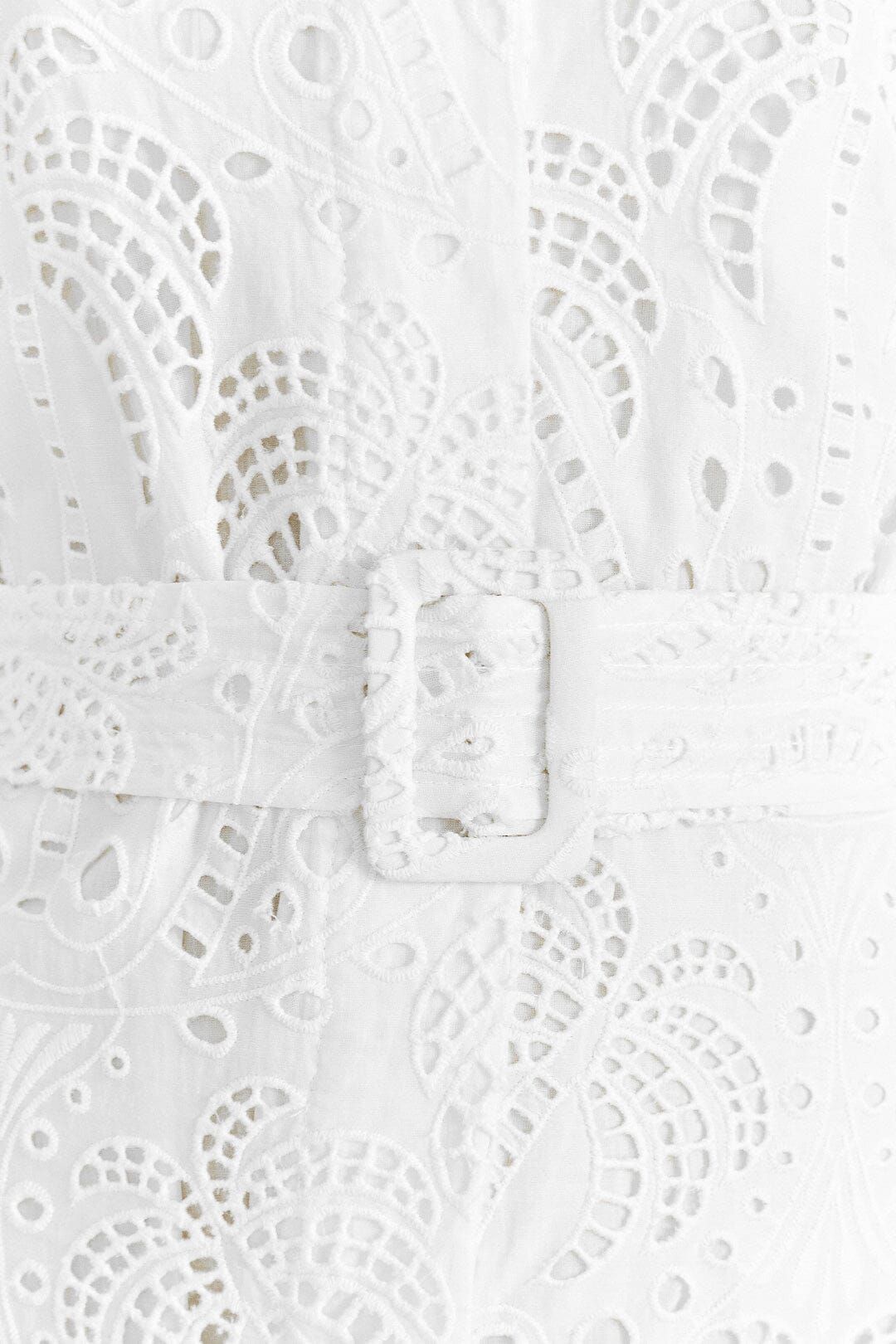 Off-White Palm Tree Mini Dress sold by FARM Rio product image thumbnail 5