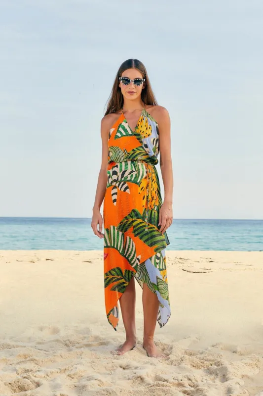 Striped Bananas Cover Up sold by FARM Rio