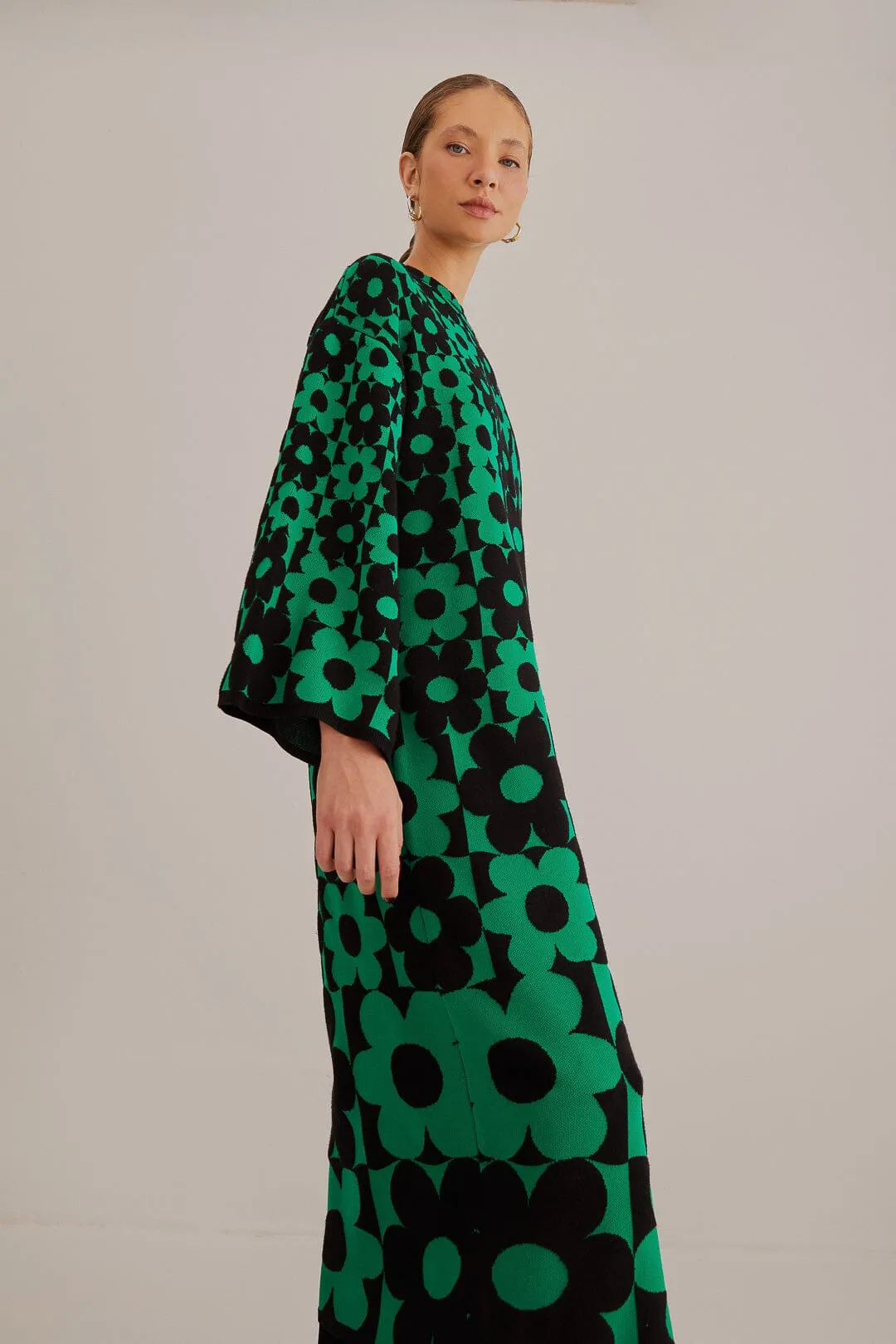 Green Lovedaisy Knit Dress sold by FARM Rio