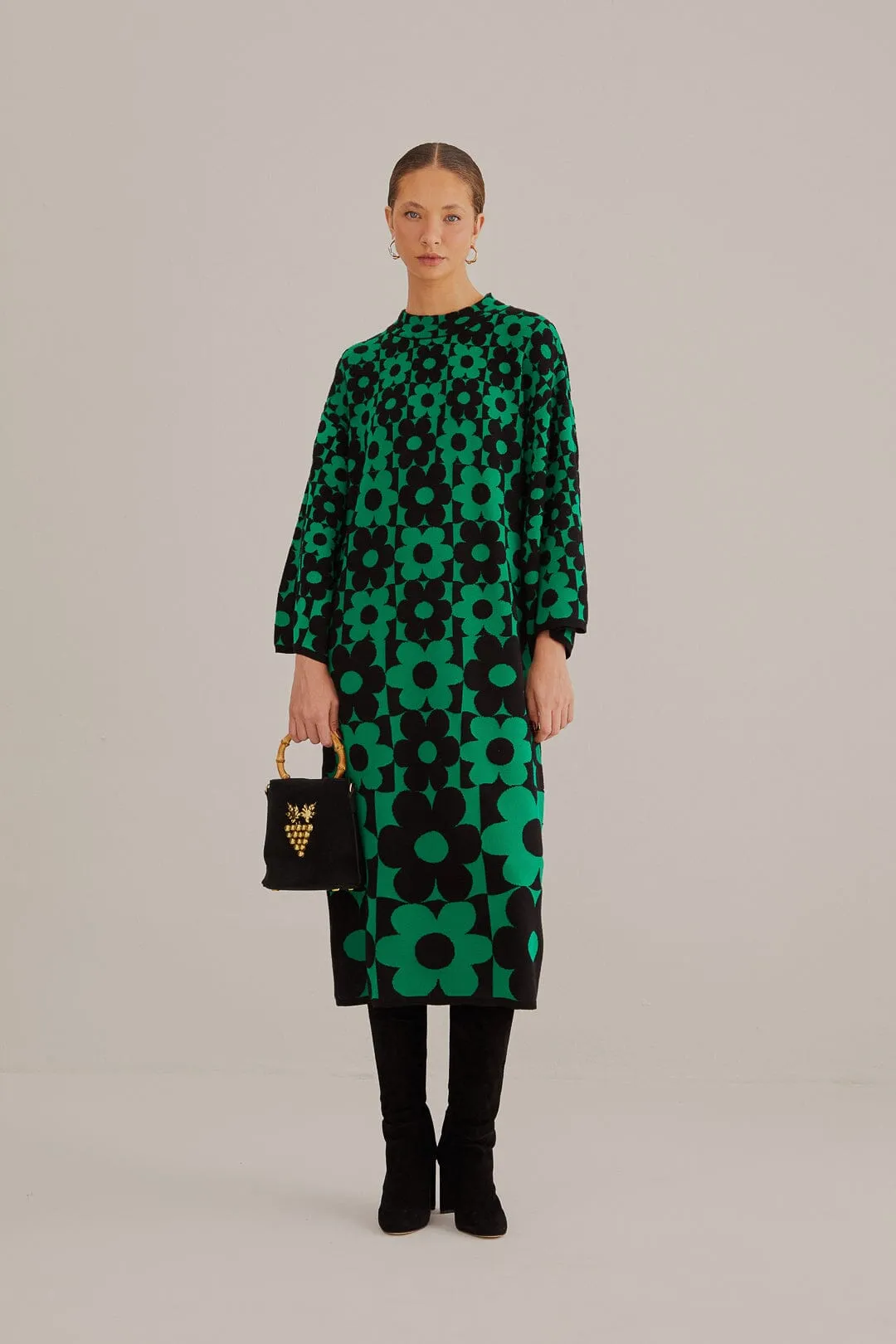 Green Lovedaisy Knit Dress sold by FARM Rio product image thumbnail 2