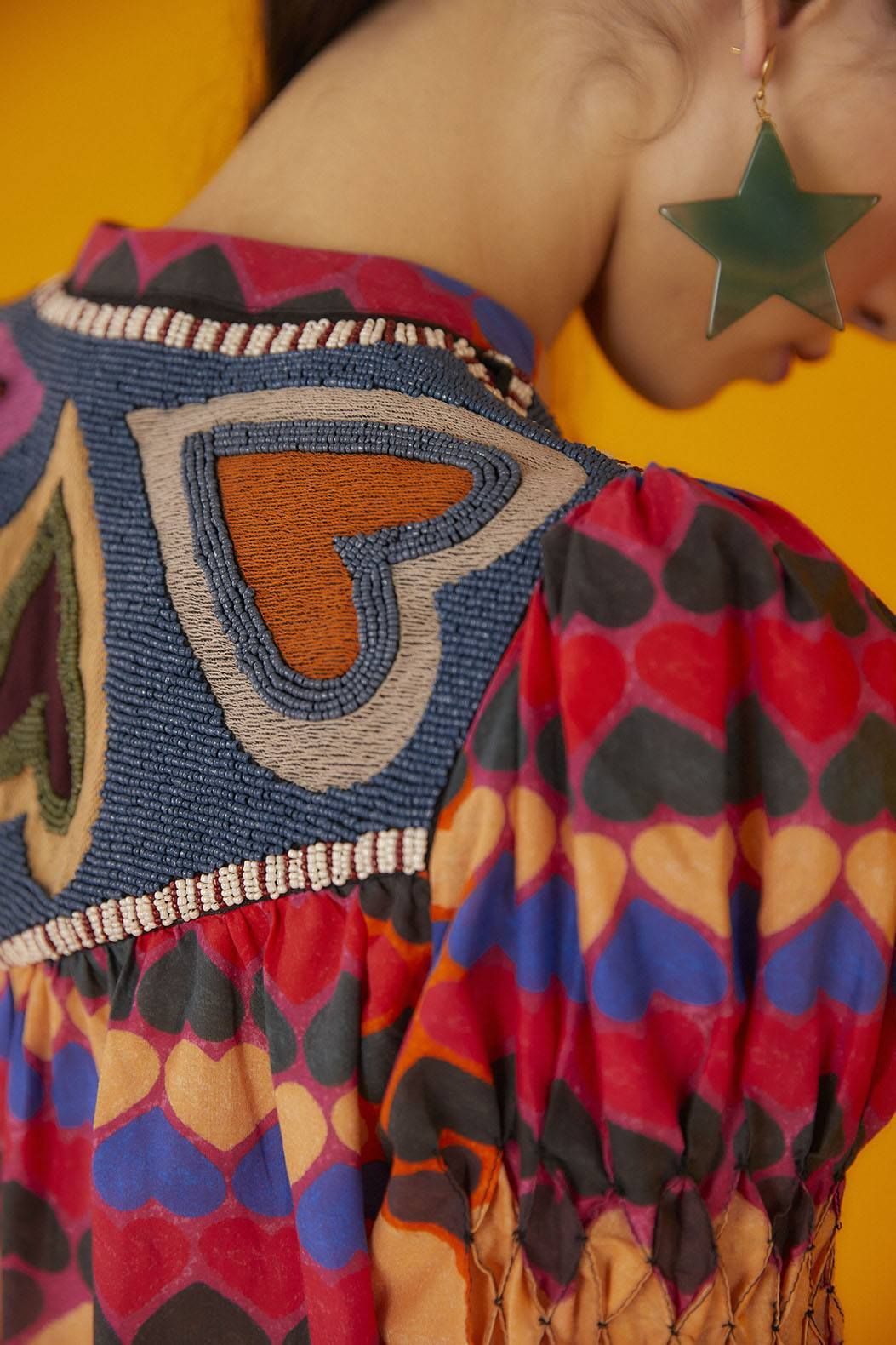 Full Of Hearts Embroidered Blouse sold by FARM Rio product image thumbnail 2