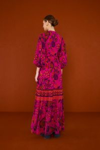 Pink Macaw Forest Maxi Dress sold by FARM Rio