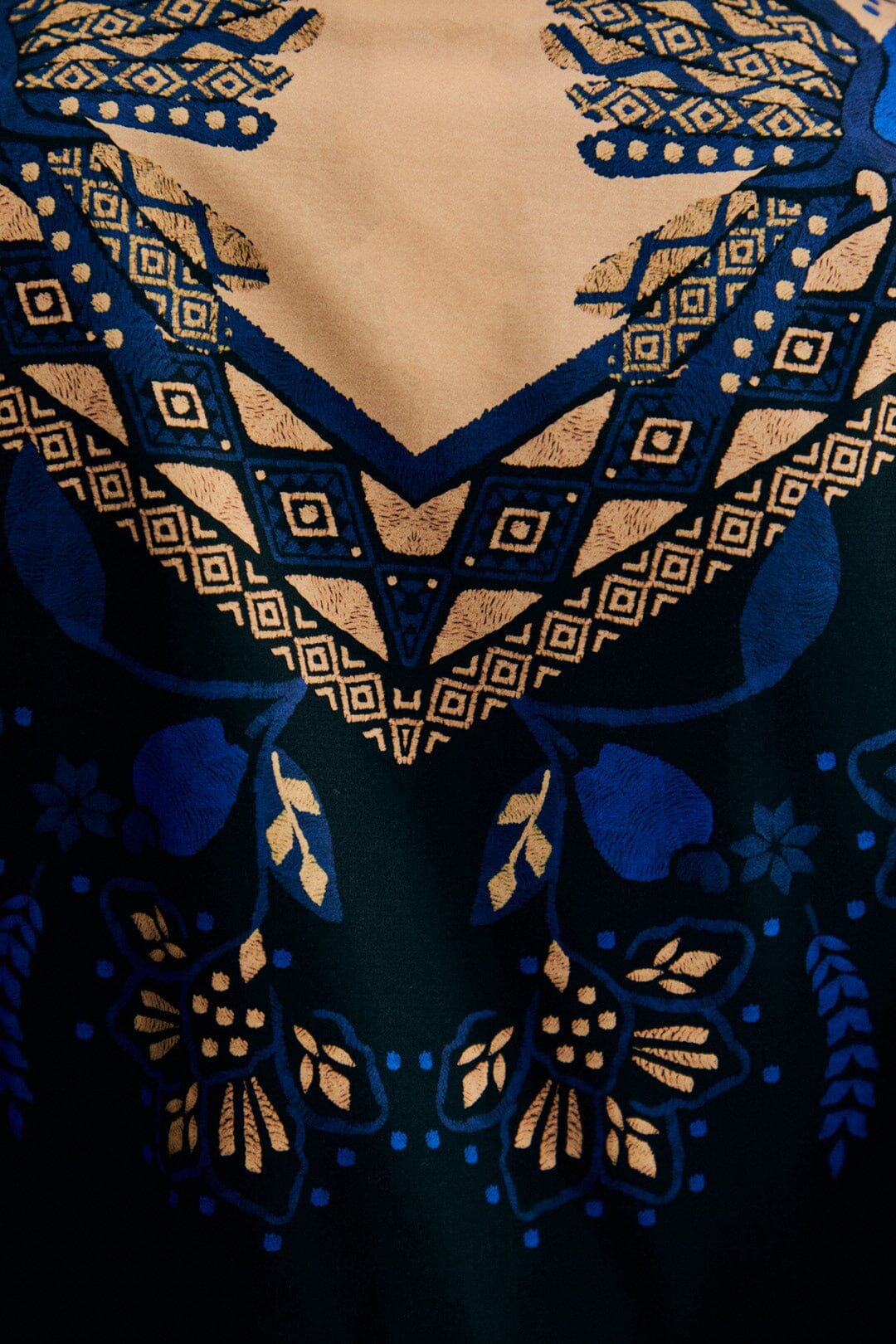 Black Macaw Forest Organic Cotton Midi Dress sold by FARM Rio product image thumbnail 5