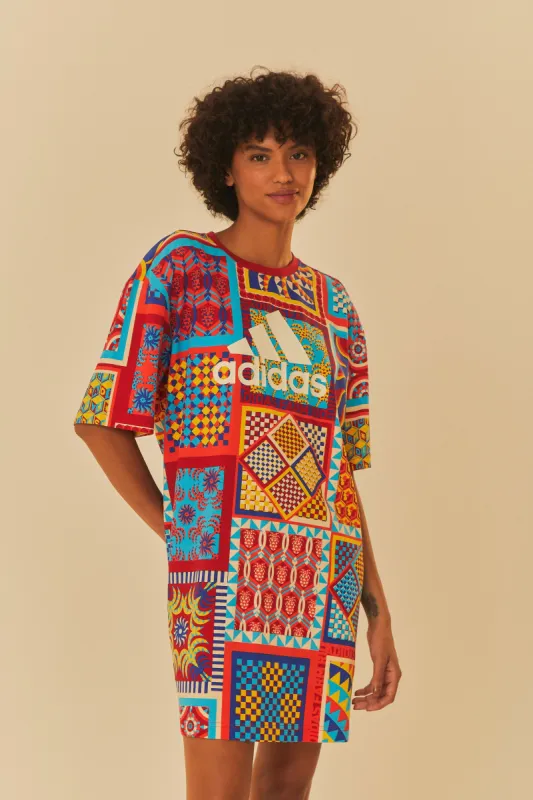 Adidas Farm Solar Kaleidoscope Blue Dress sold by FARM Rio
