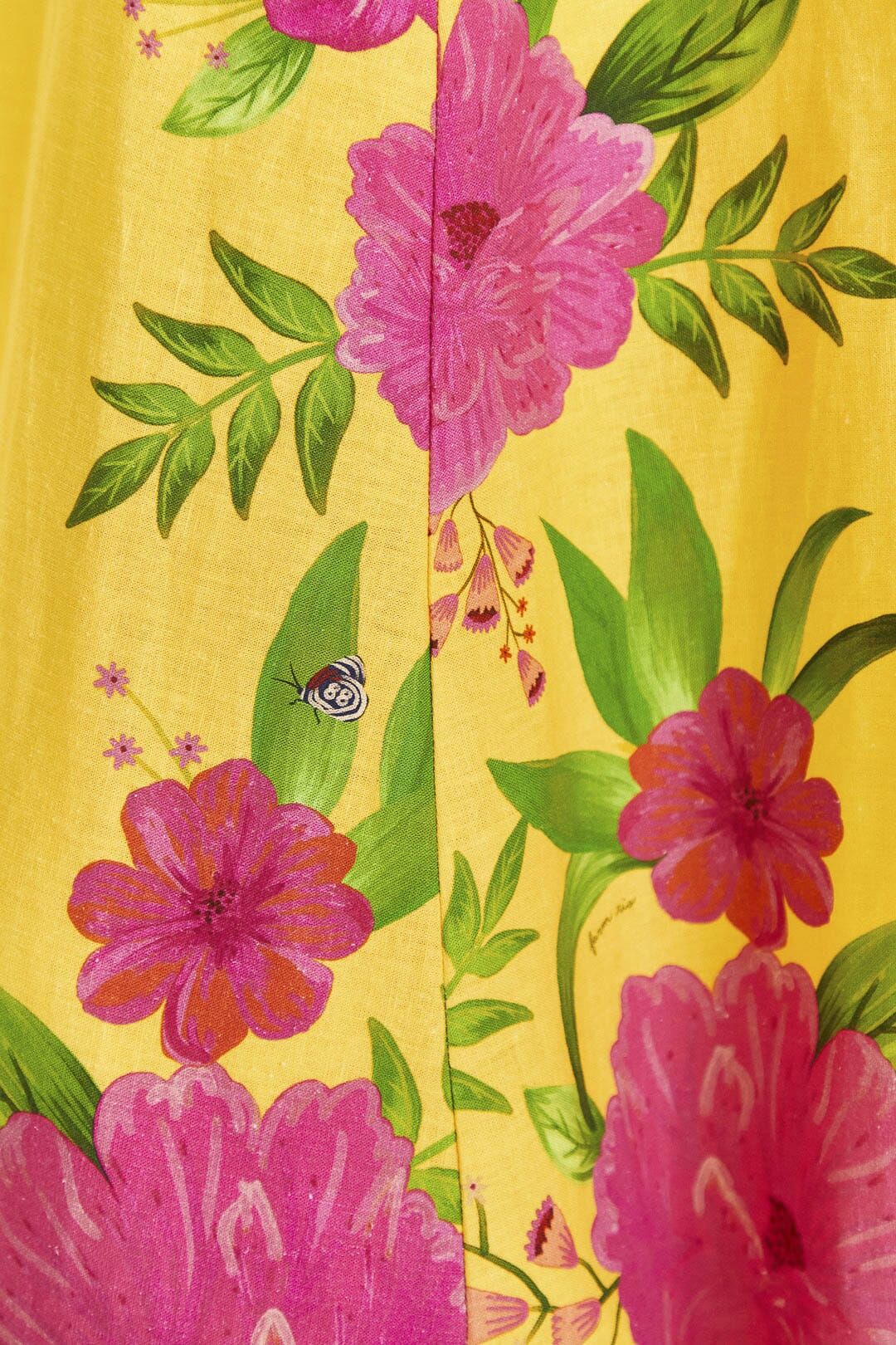 Yellow Romantic Garden Midi Dress sold by FARM Rio product image thumbnail 8