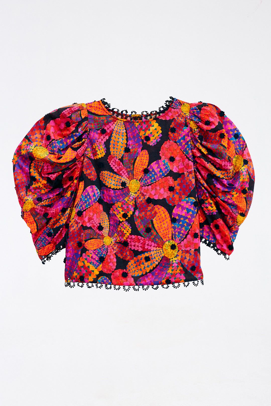 Black Heart Daisy Blouse sold by FARM Rio product image thumbnail 5