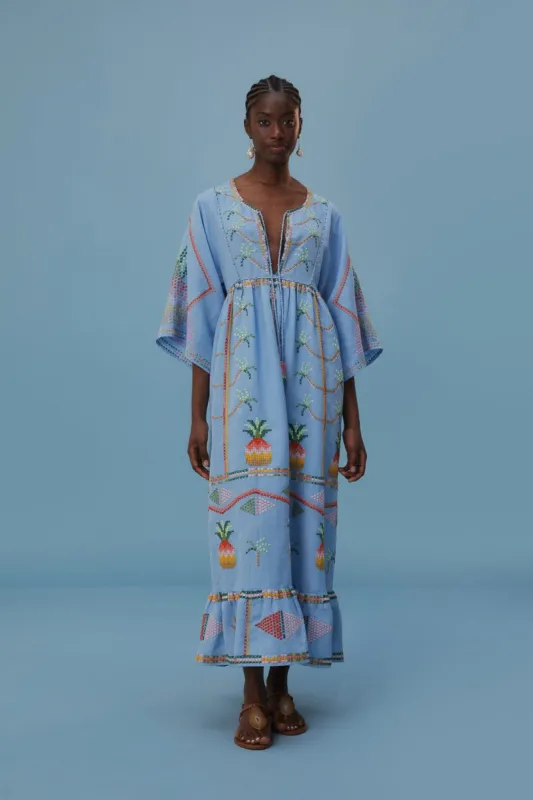 Embroidered Pineapple Cover-Up sold by FARM Rio