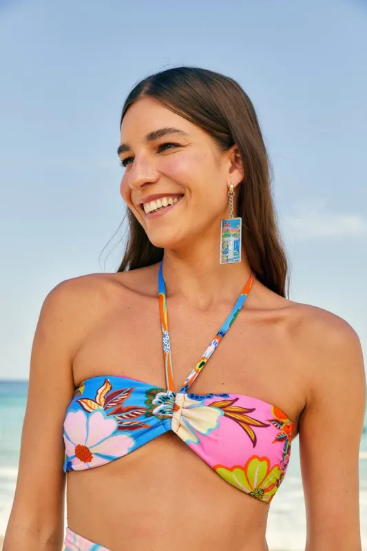 Full Garden Bikini Top made by FARM Rio