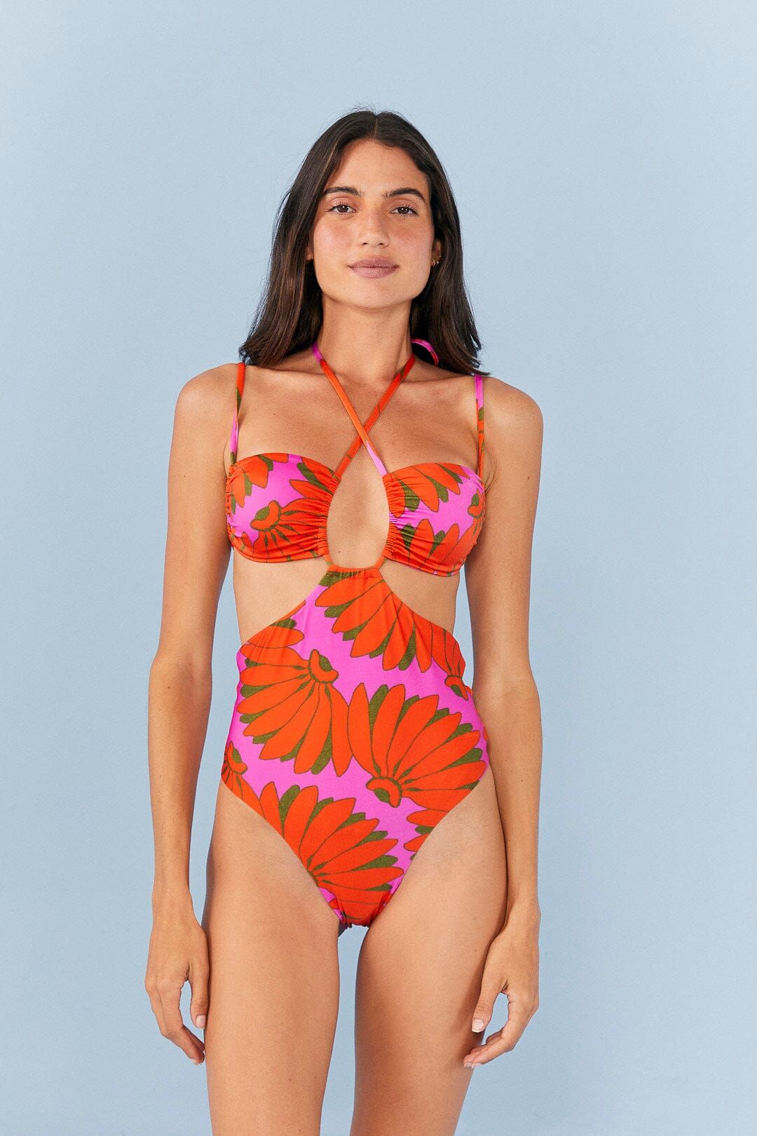 Pink Copacabana One Piece Swimsuit sold by FARM Rio product image thumbnail 2