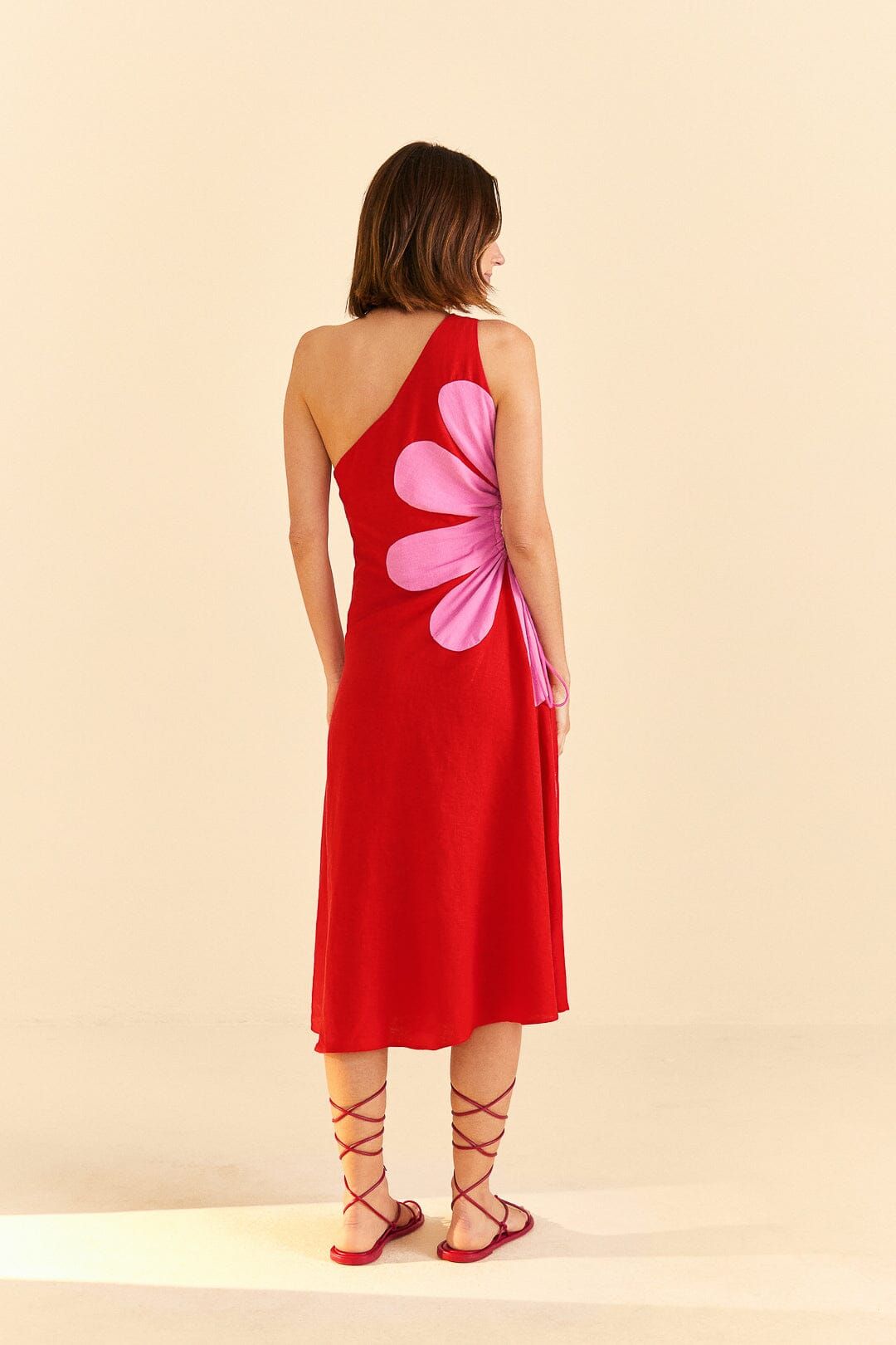 Red Cut-Out Flower Dress sold by FARM Rio product image thumbnail 4