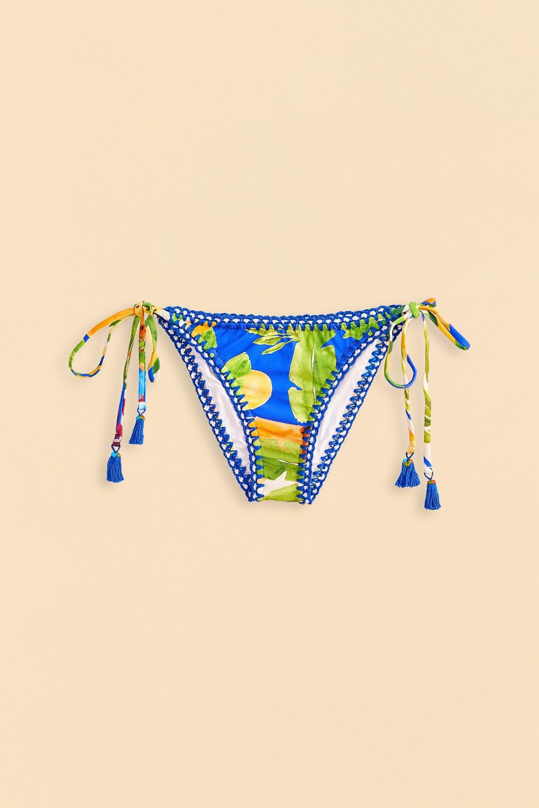 Bahia Mixed Scarves Side Tie Bikini Bottom sold by FARM Rio product image thumbnail 4