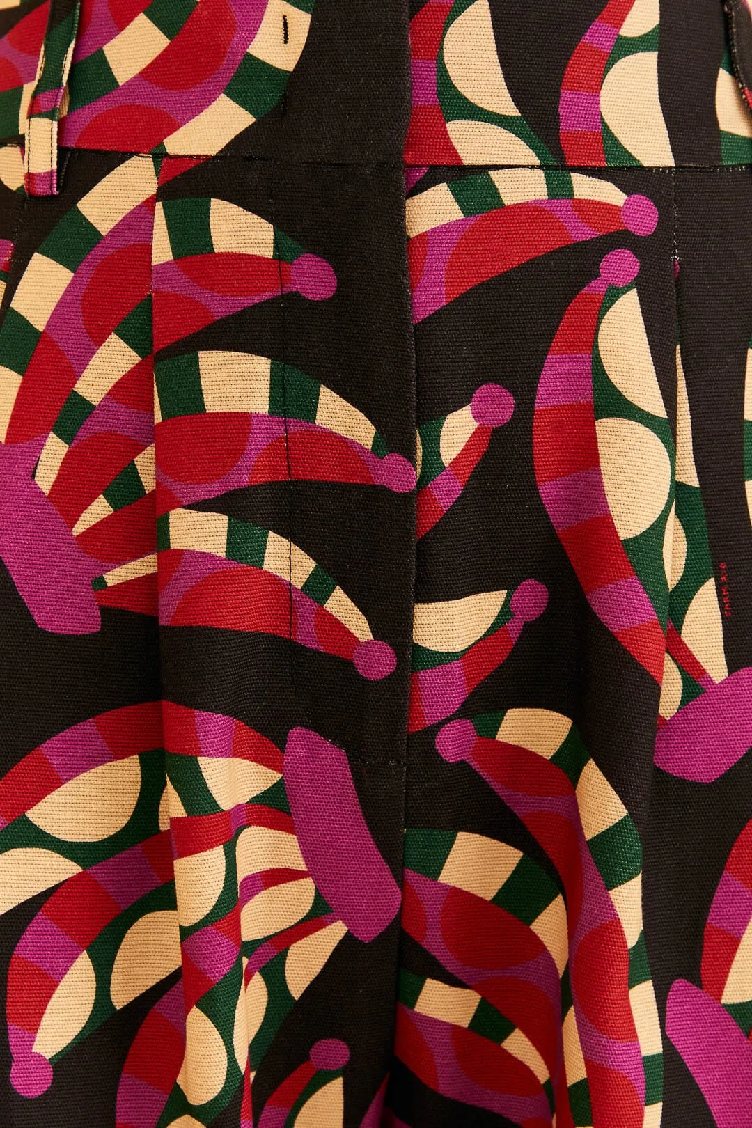 Black Banana Dots Low Waisted Pants sold by FARM Rio product image thumbnail 5