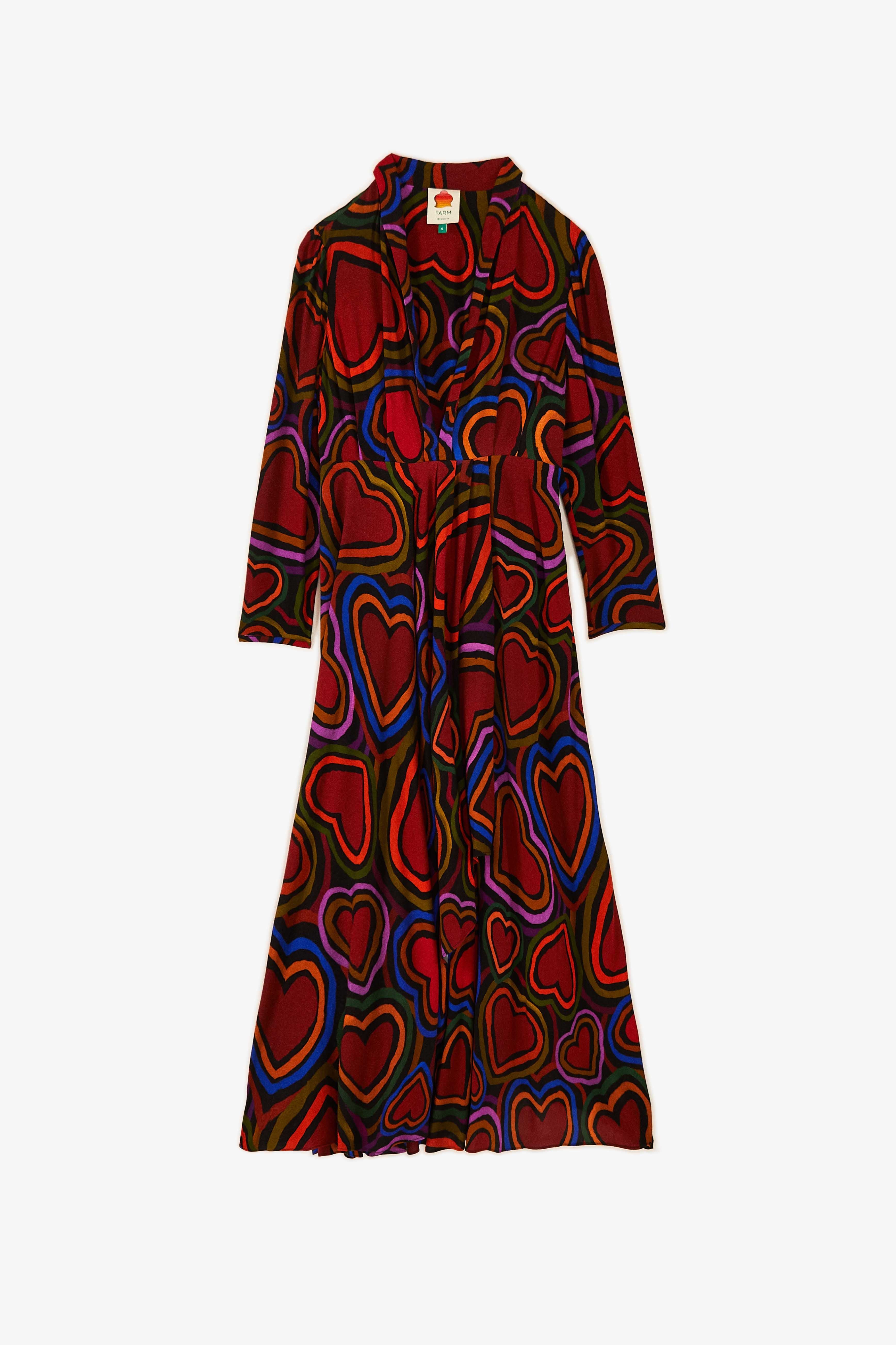 Rainbow Wild Hearts Maxi Dress sold by FARM Rio product image thumbnail 5