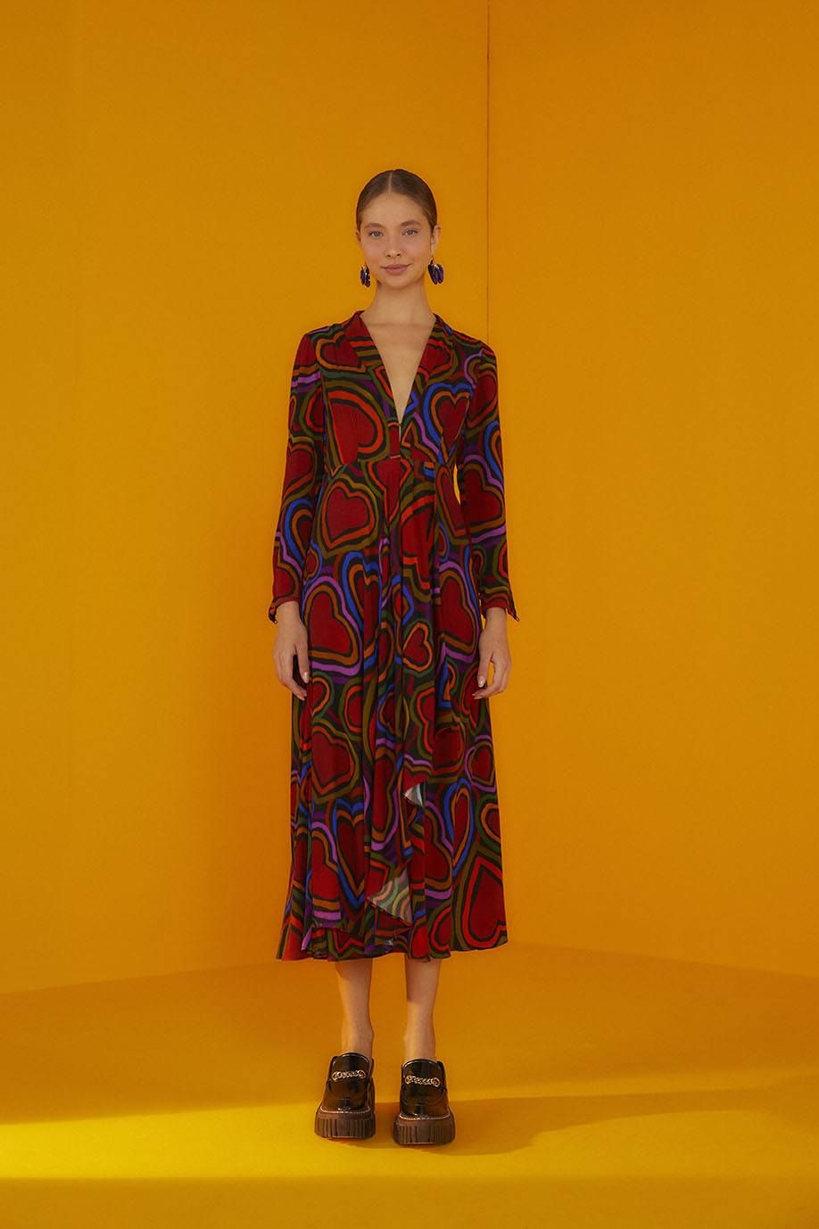 Rainbow Wild Hearts Maxi Dress sold by FARM Rio product image thumbnail 4