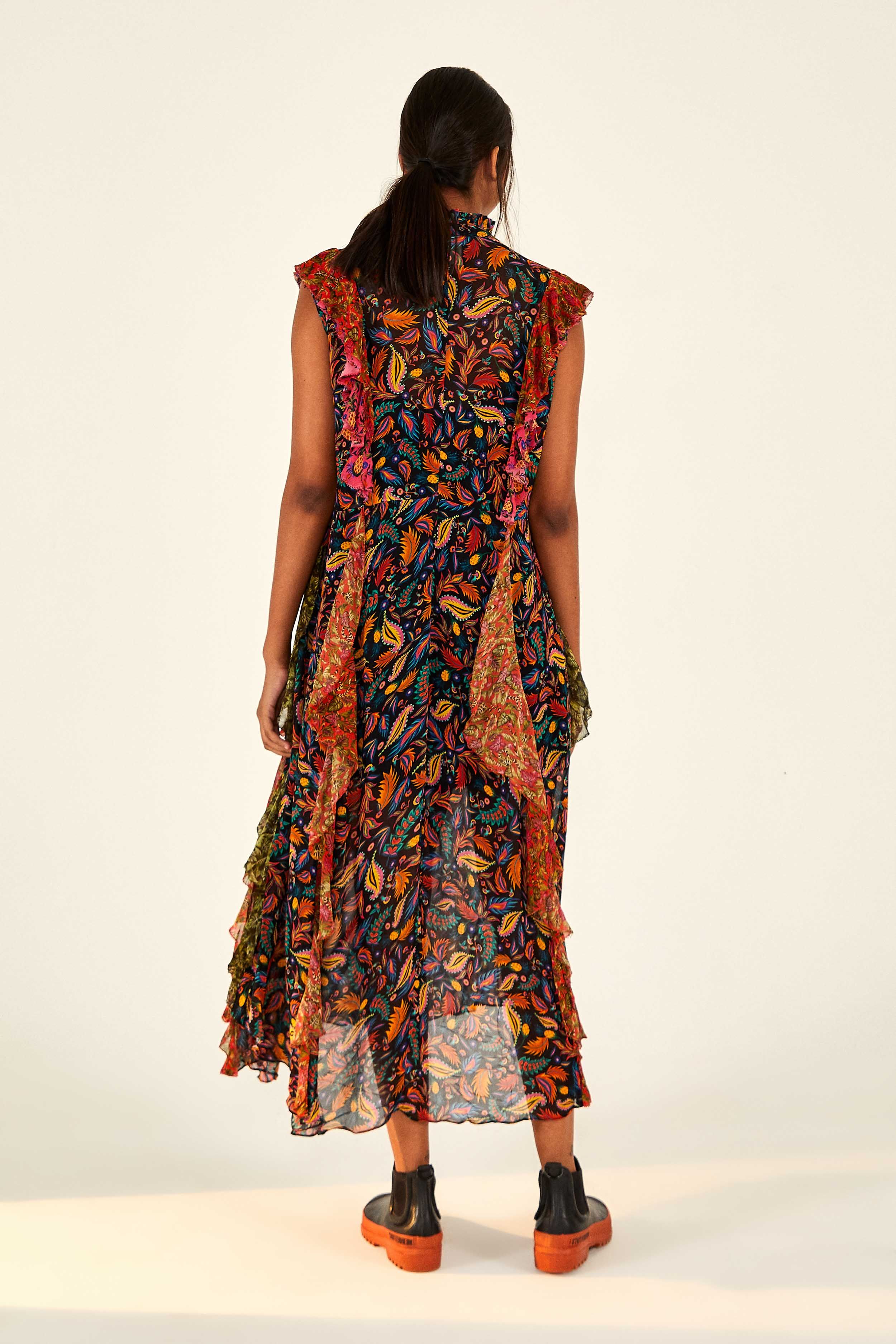 MIXED MINI PRINTS MIDI DRESS sold by FARM Rio product image thumbnail 2