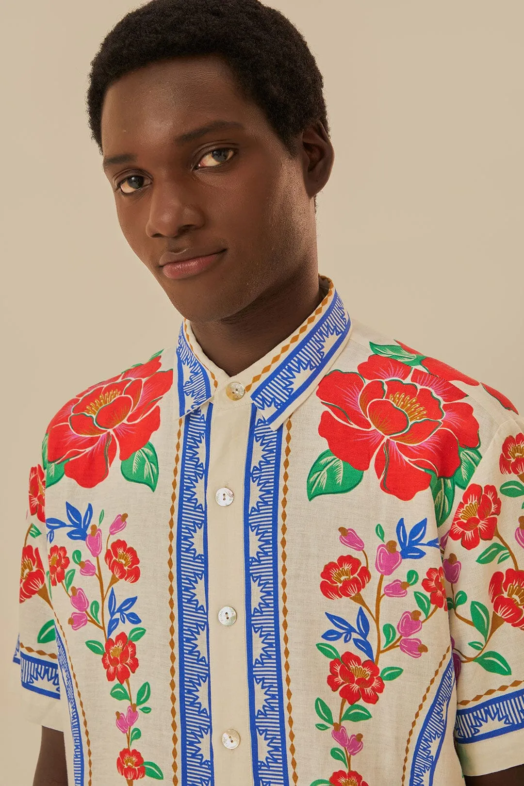 Flowers Beach Unisex Shirt sold by FARM Rio product image thumbnail 2