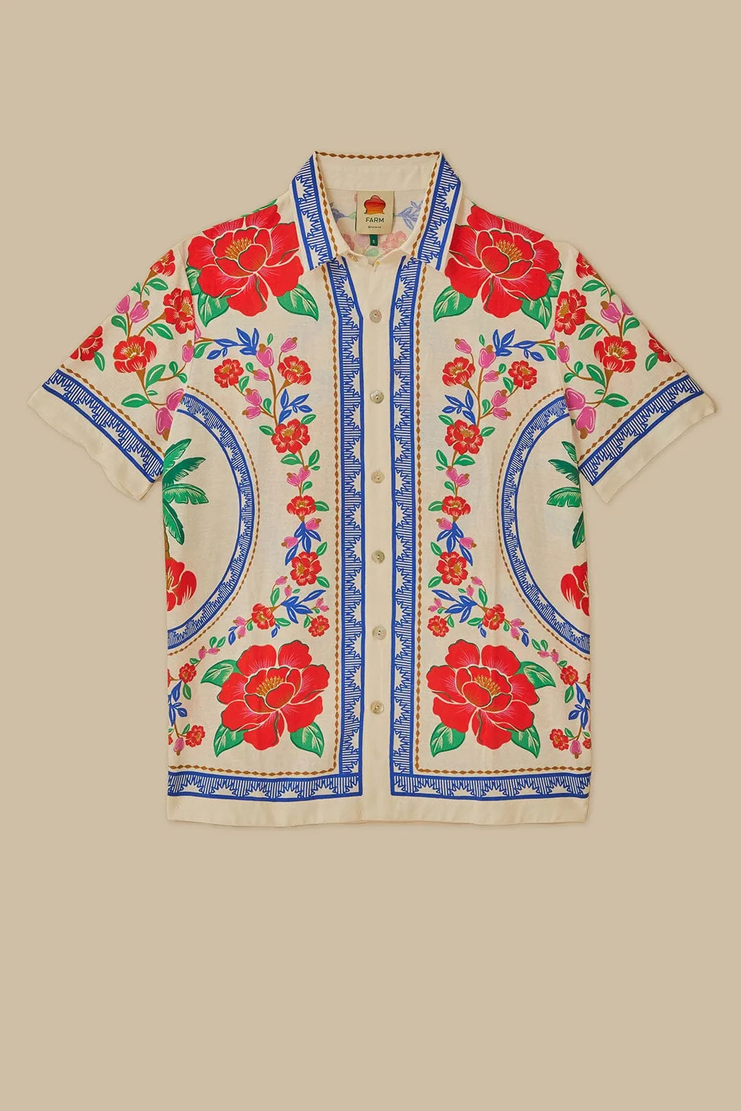 Flowers Beach Unisex Shirt sold by FARM Rio product image thumbnail 4