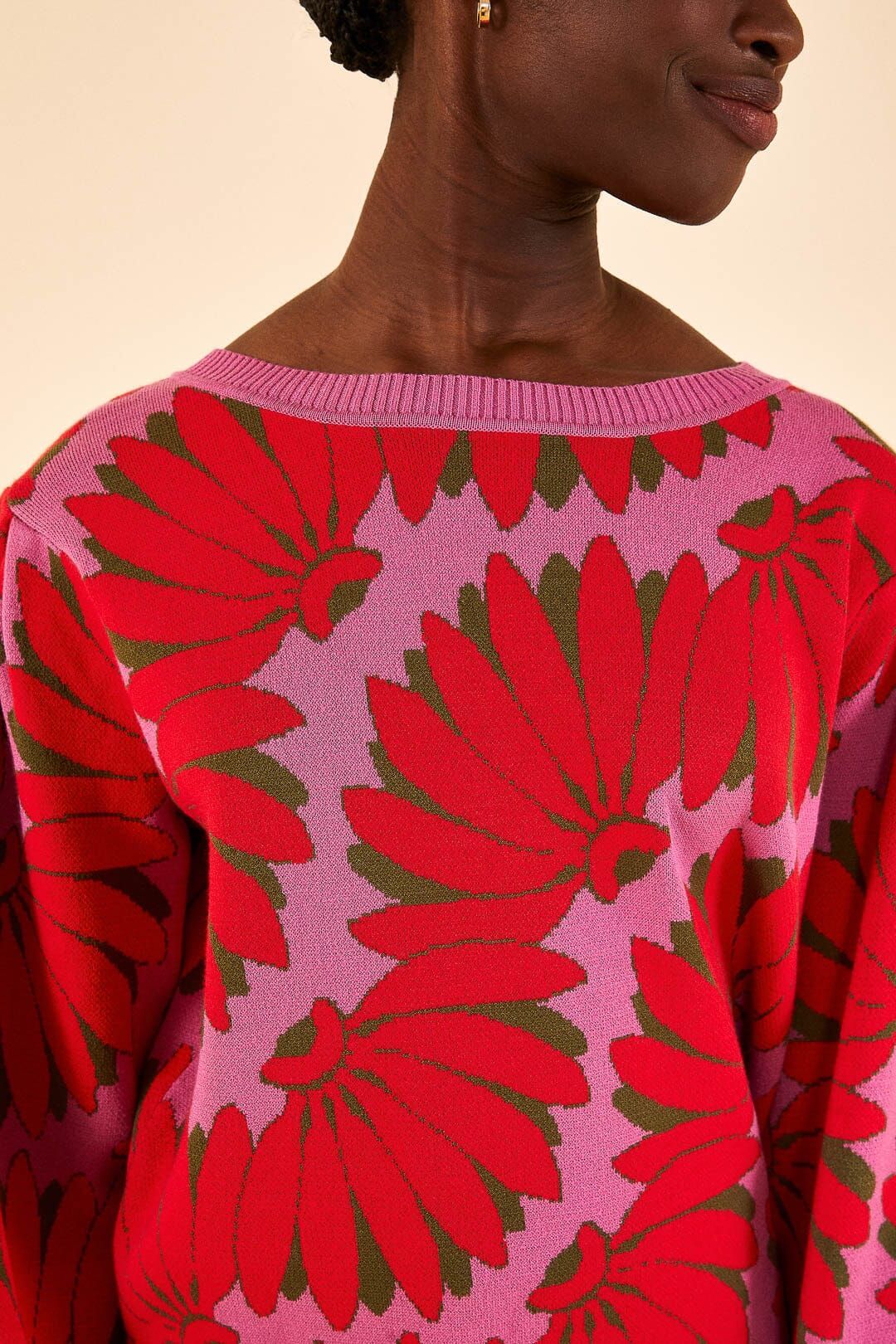 Pink Copacabana Knit Sweater sold by FARM Rio product image thumbnail 3