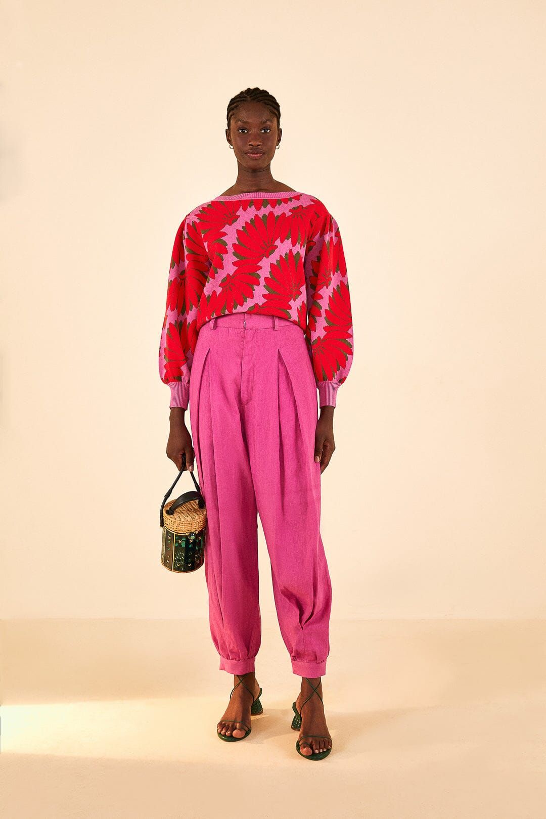 Pink Copacabana Knit Sweater sold by FARM Rio