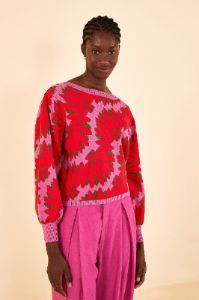 Pink Copacabana Knit Sweater sold by FARM Rio