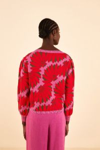 Pink Copacabana Knit Sweater sold by FARM Rio