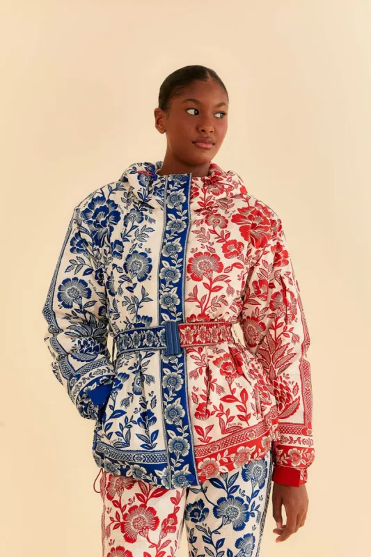 Mixed Pineapple Garden Ski Jacket sold by FARM Rio