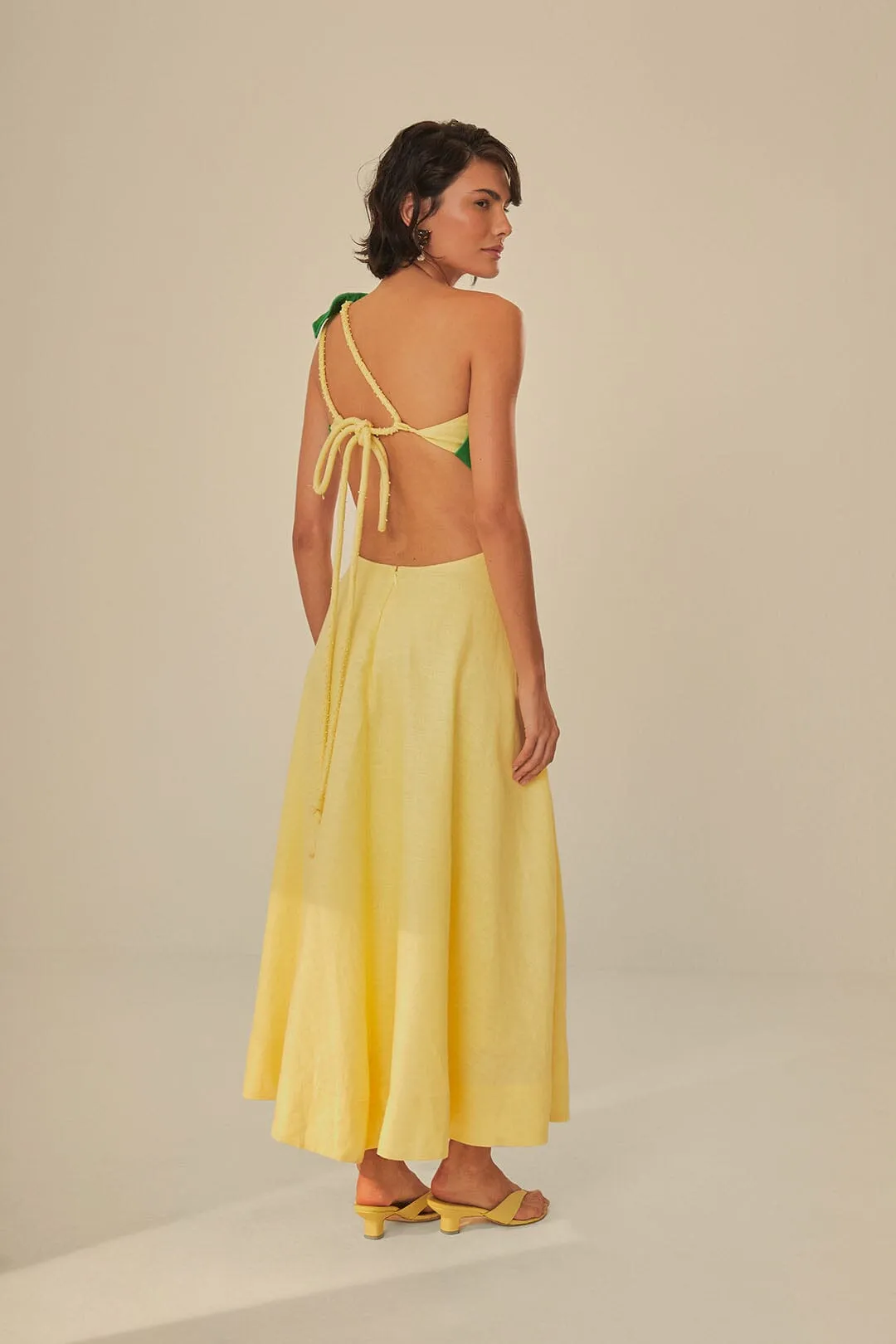 Palm Tree Cutwork Midi Dress sold by FARM Rio product image thumbnail 4