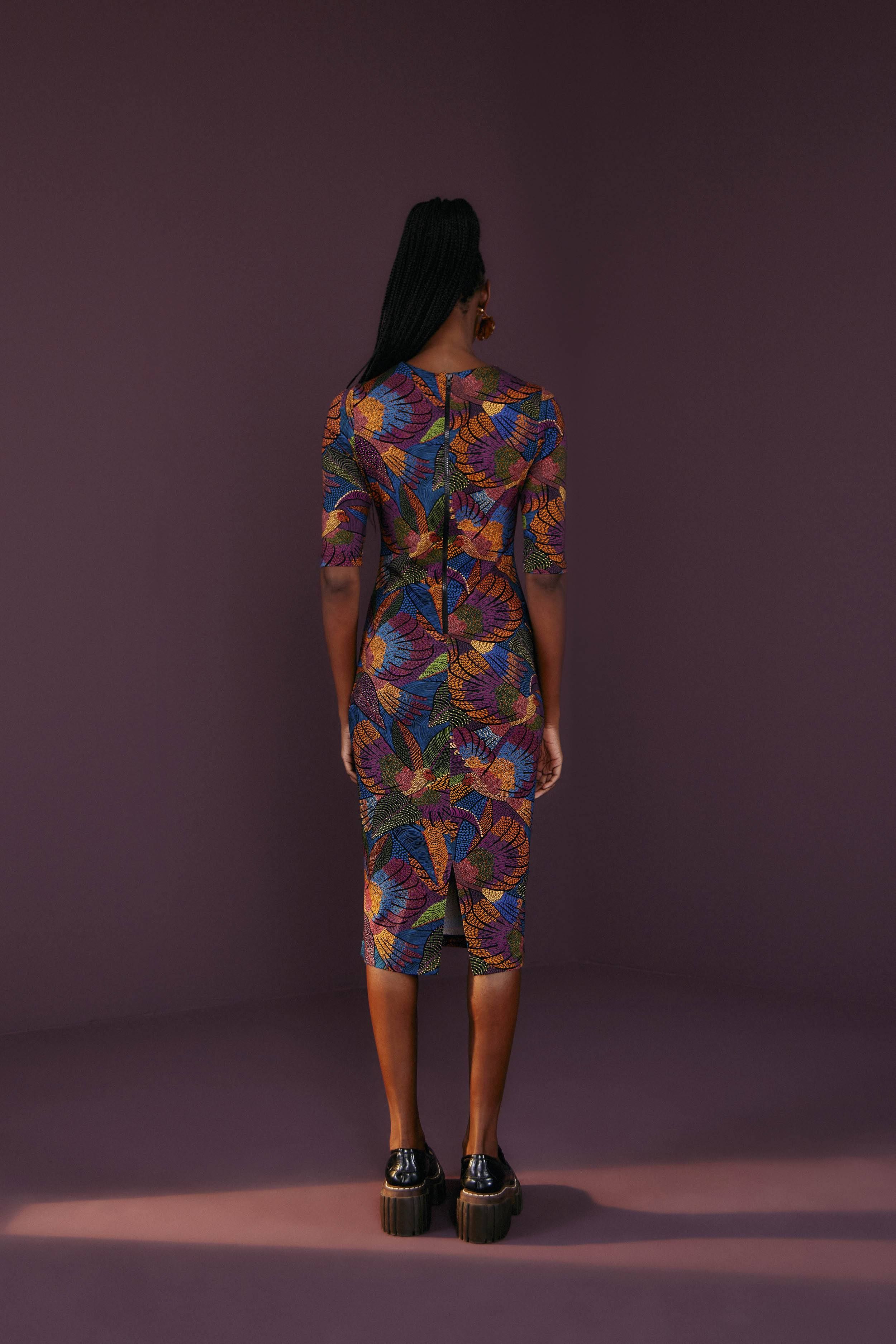 Dotted Macaws Lenzing™ Ecovero™ Viscose Dress sold by FARM Rio product image thumbnail 3