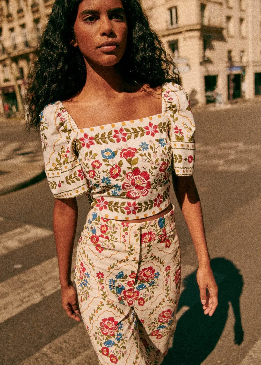 Romantic Garden Manuella Blouse sold by FARM Rio